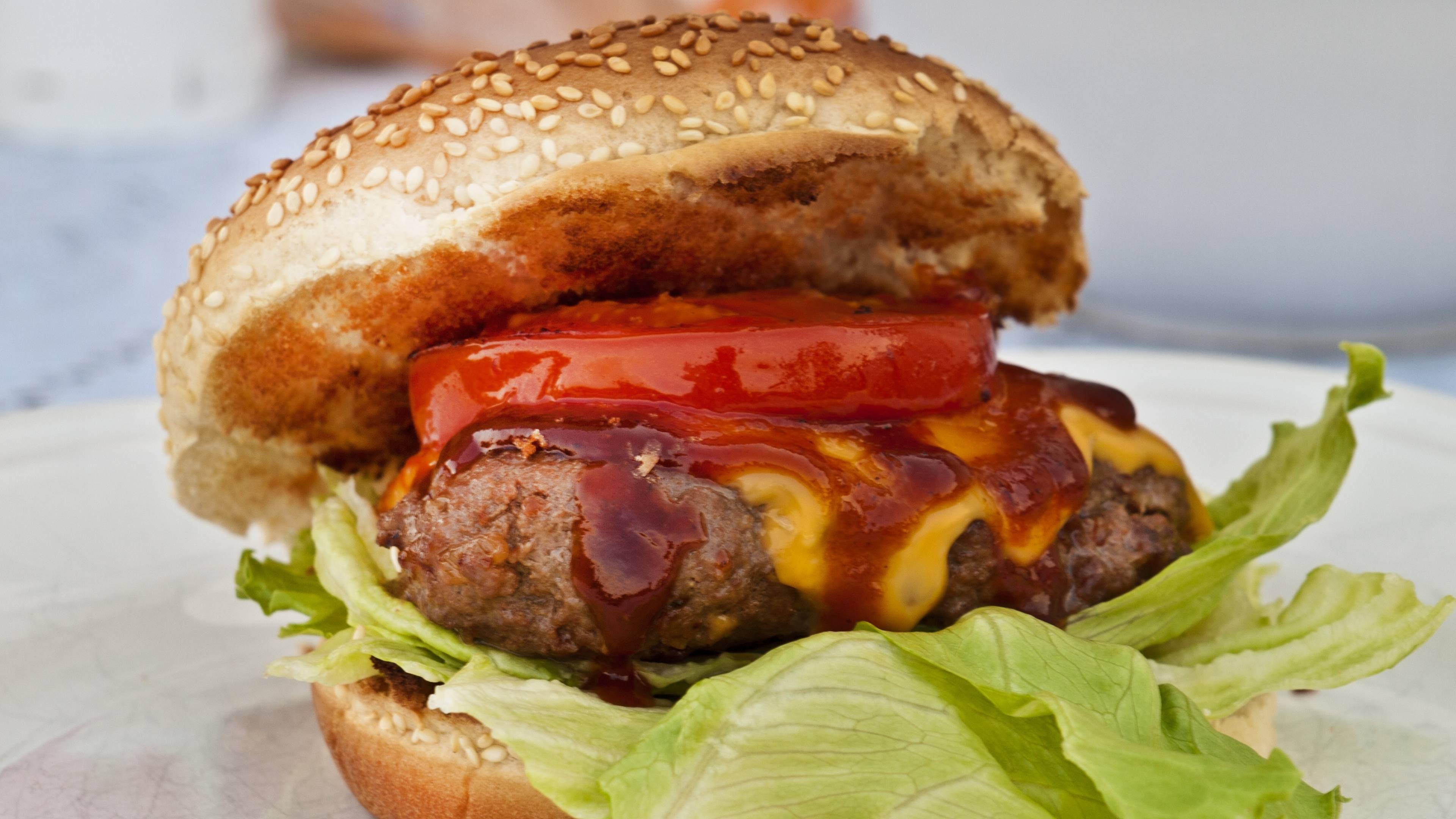 3840x2160 burger, cheddar, cheese 4K Wallpaper, HD Food 4K Wallpaper, Image, Photo and Background