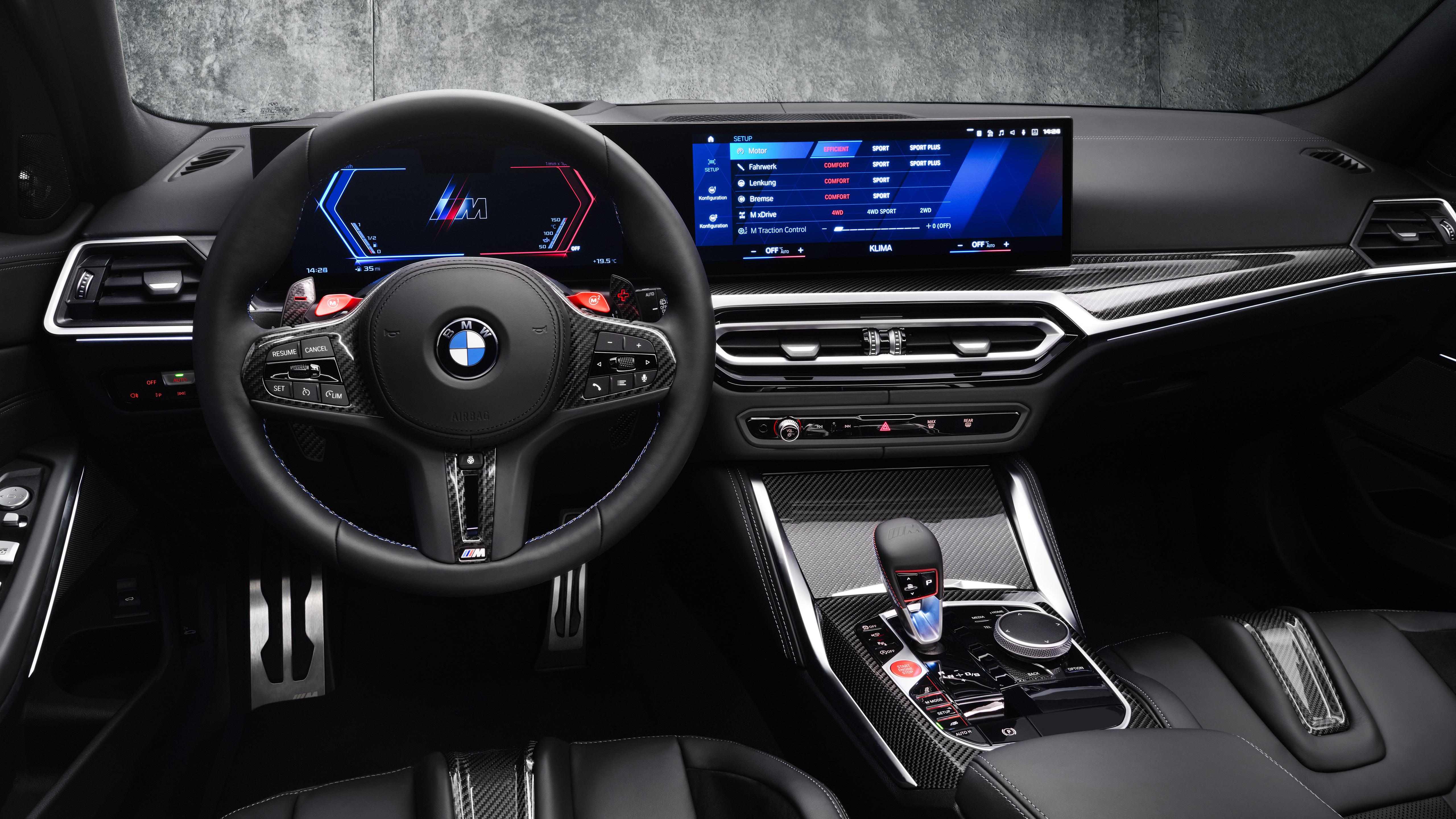 5120x2880 BMW M3 Competition Touring 2022 5K Interior Wallpaper Car Wallpaper