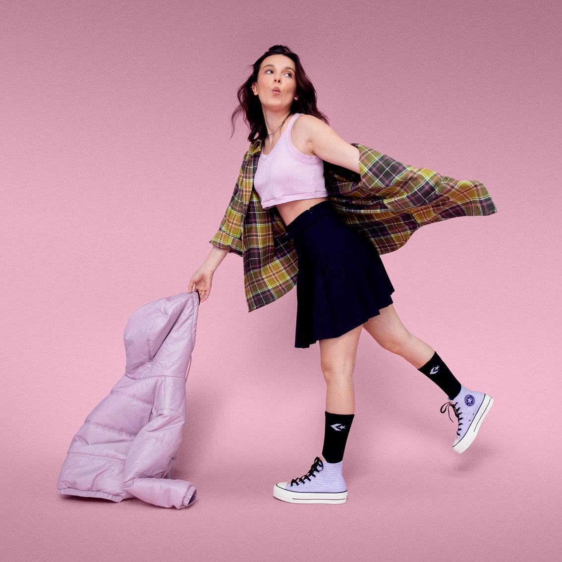 1134x1134 Millie Bobby Brown Talks New Converse x florence by mills Collection and Styling Tips