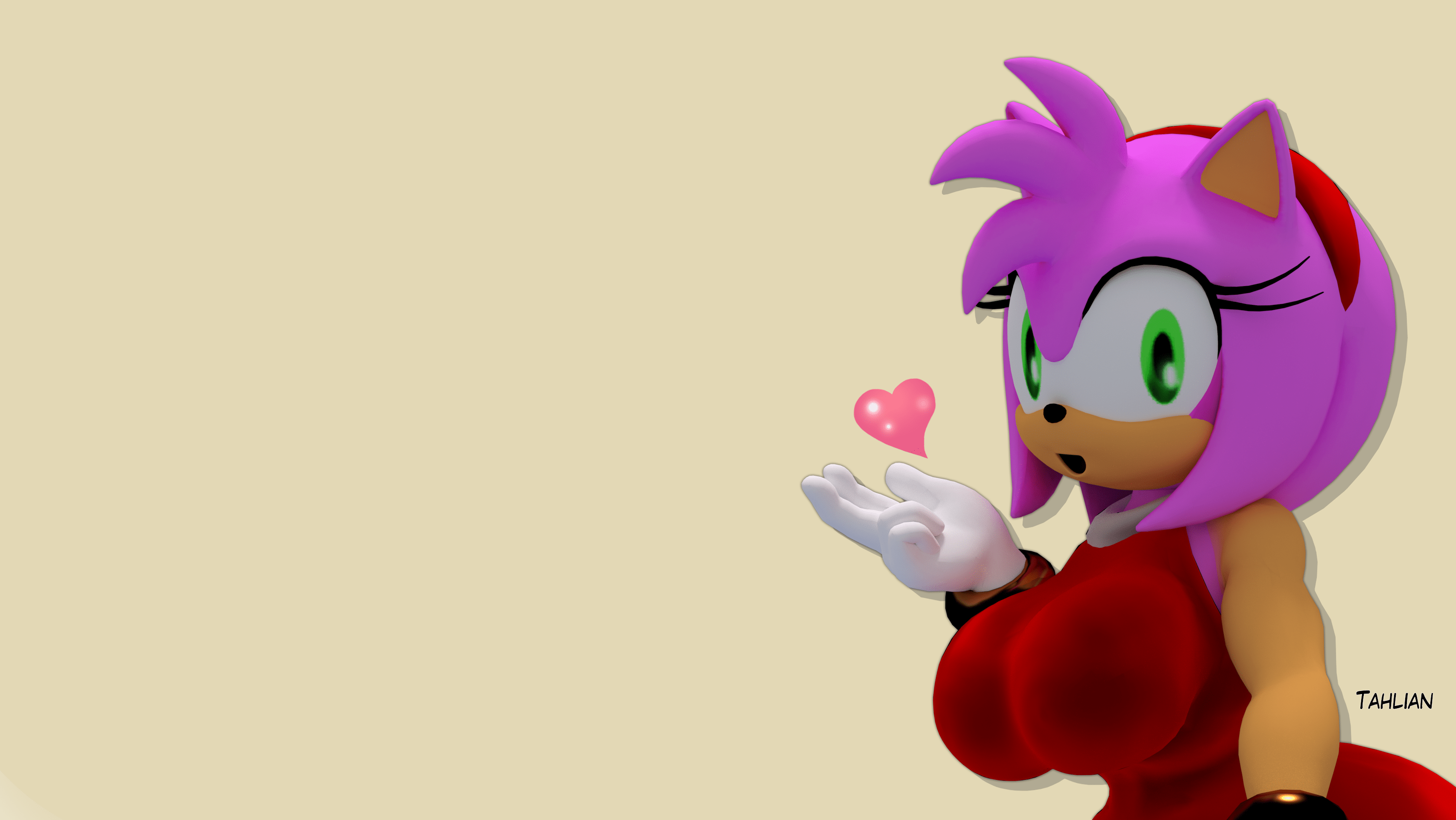 3410x1920 Amy Kiss (Wallpaper) by Tahlian - Fur Affinity [dot] net