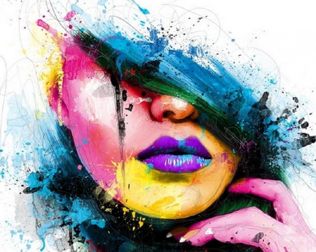 Colorful Woman Wallpapers - Top Free Colorful Woman Backgrounds ...