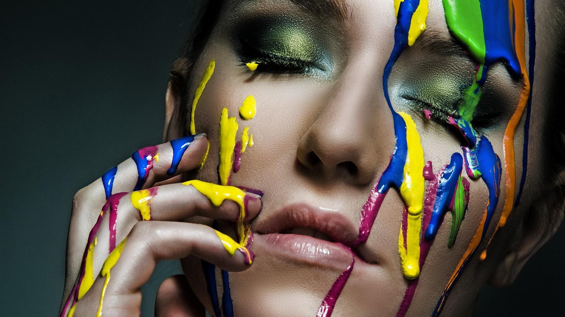 Colorful Woman Wallpapers - Top Free Colorful Woman Backgrounds ...