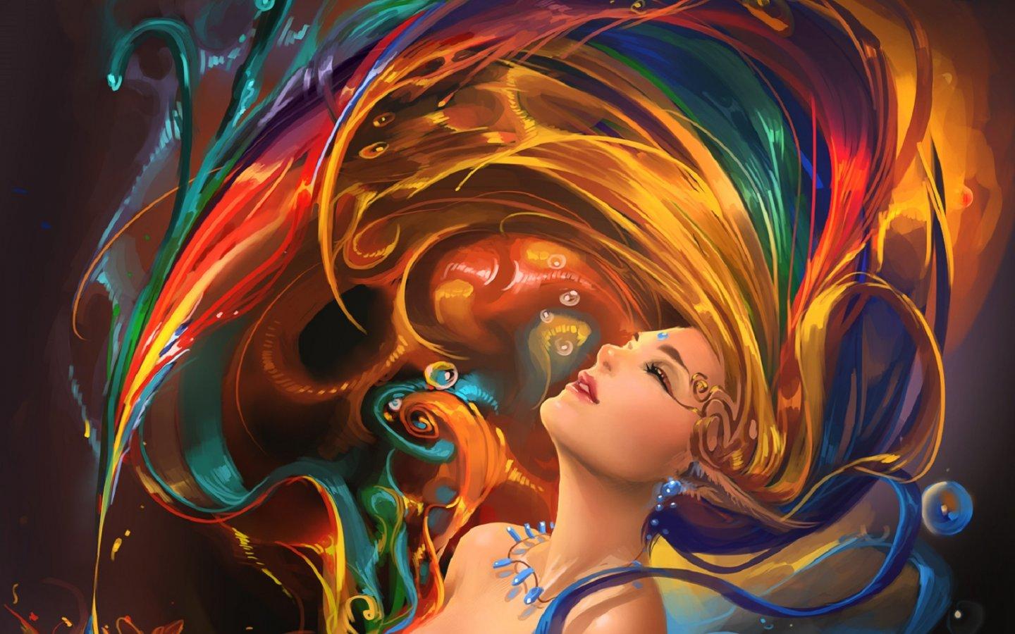 Colorful Woman Wallpapers - Top Free Colorful Woman Backgrounds ...