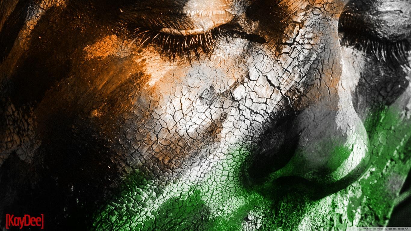 1366x768 Indian Army Flag HD Wallpaper, Picture