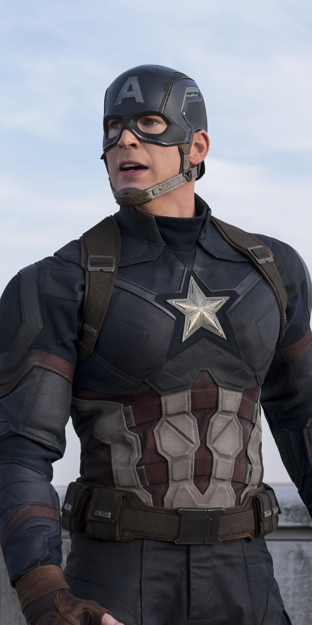 1080x2160 Captain America Wallpaper
