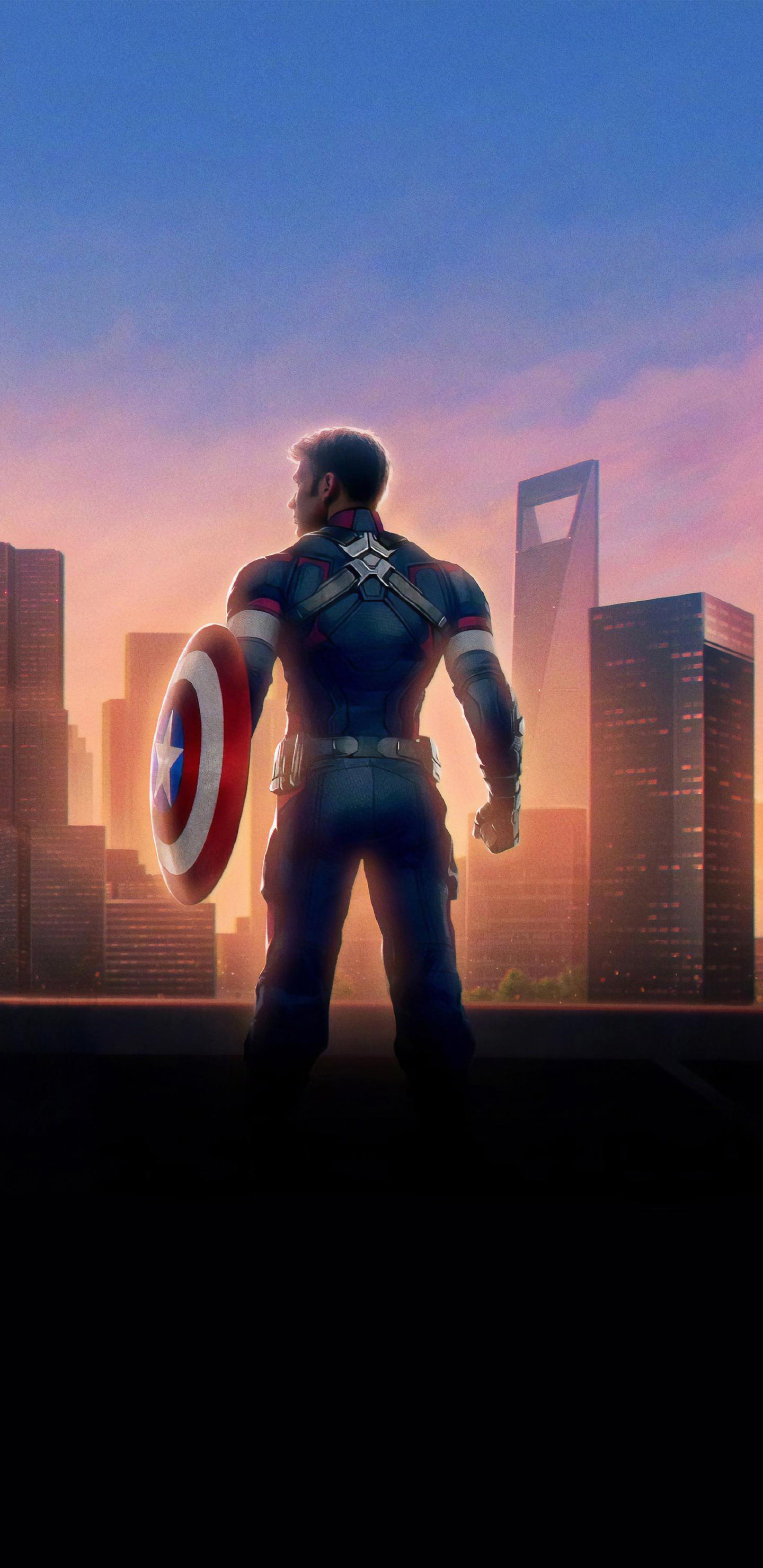 1440x2960 Captain America Wallpaper