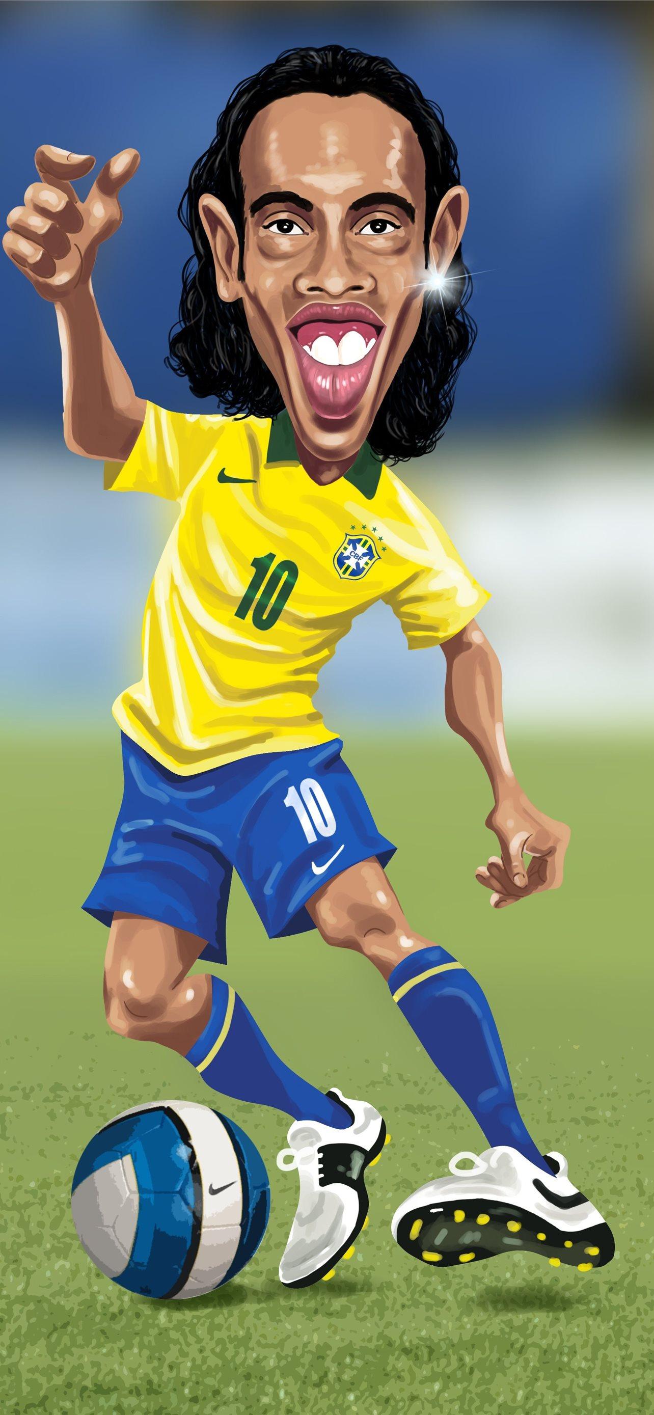 1284x2778 Best Ronaldinho gaucho iPhone HD Wallpaper