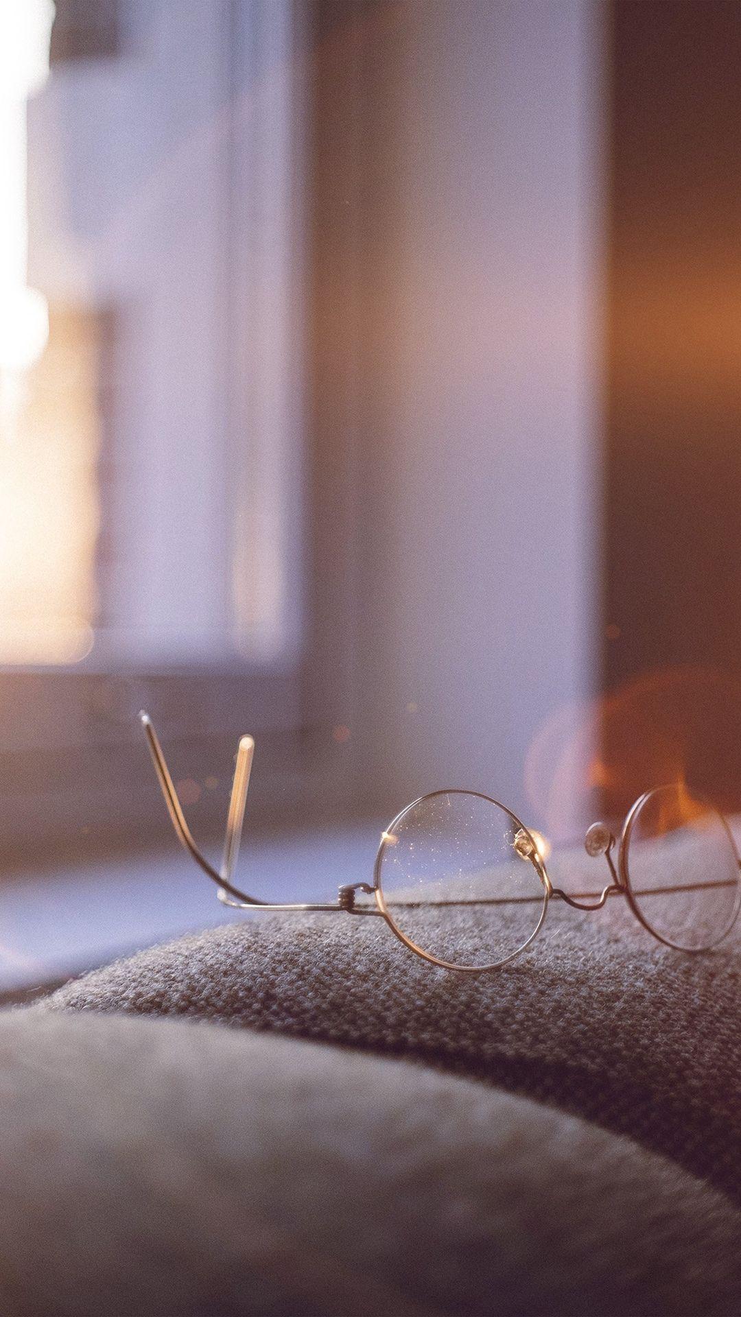 1080x1920 Lonely Quiet Day Home Glasses Sunlight Flare #iPhone #wallpaper