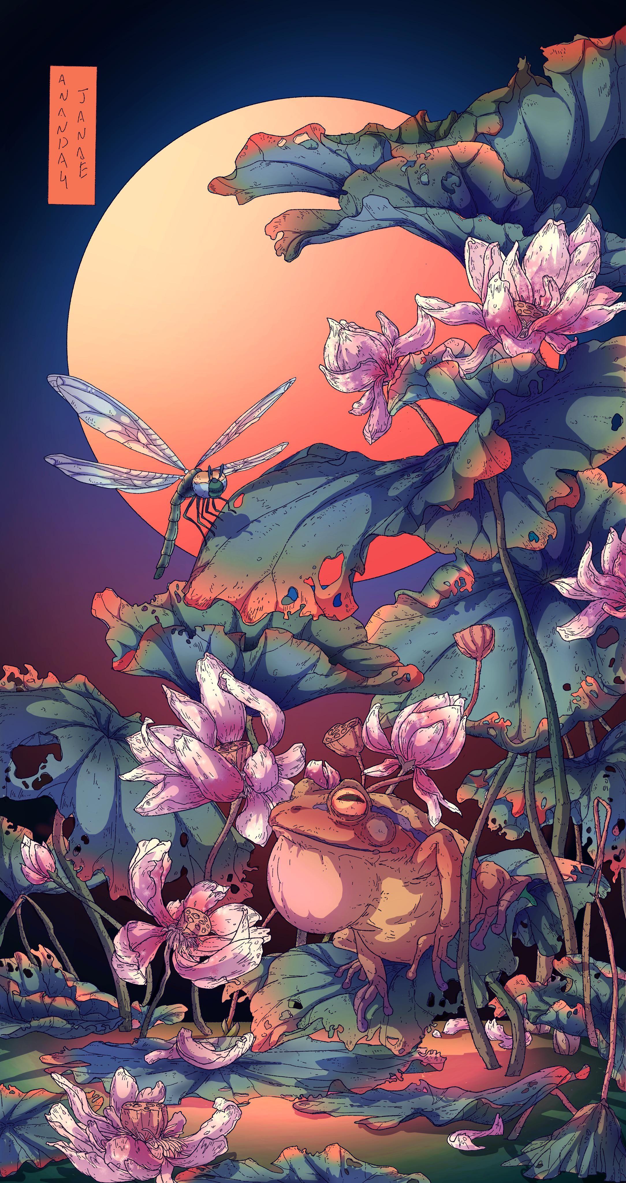 2168x4096 Japan Style Wallpaper