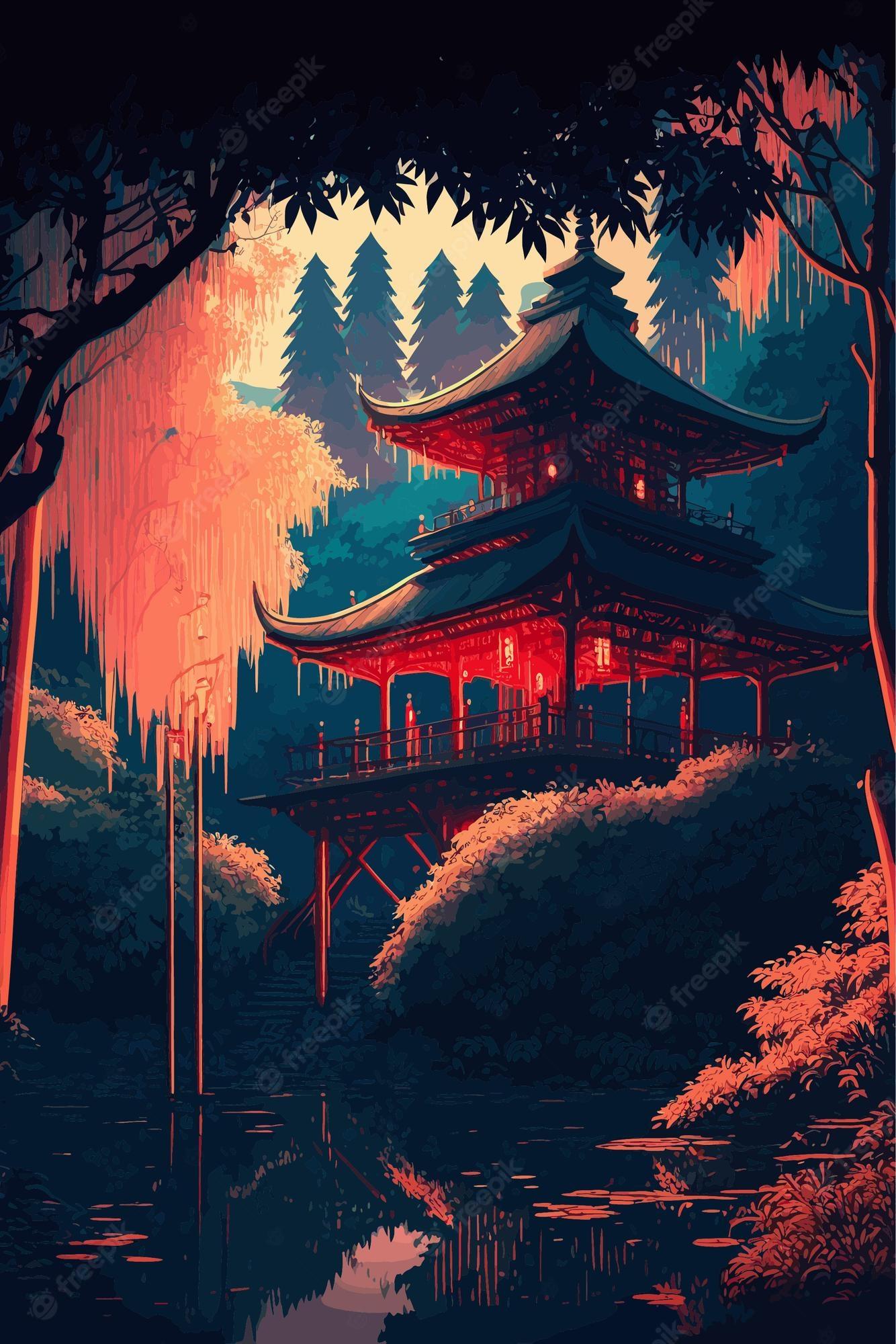 1334x2000 Anime Fox Image
