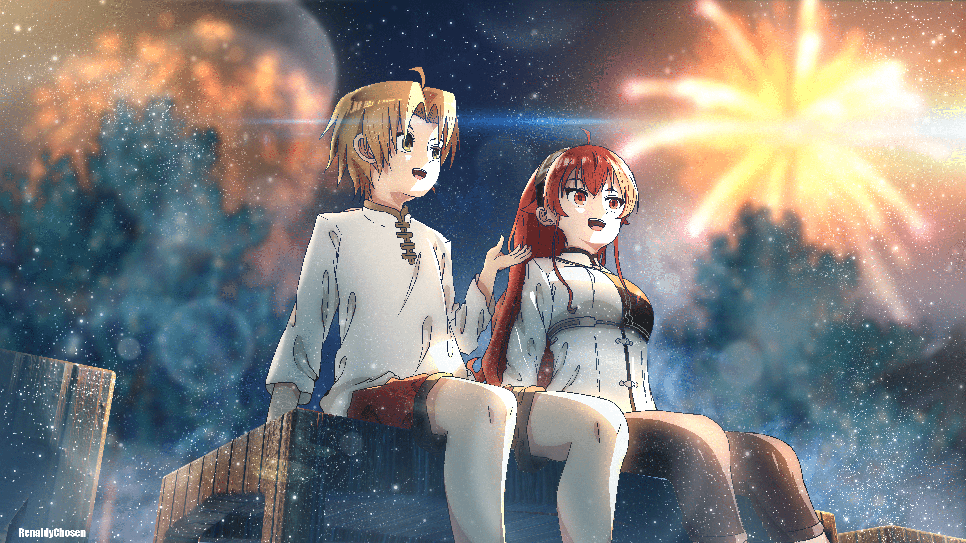 3840x2160 Mushoku Tensei: Jobless Reincarnation 4K, Rudeus Greyrat, Eris Boreas Greyrat Gallery HD Wallpaper