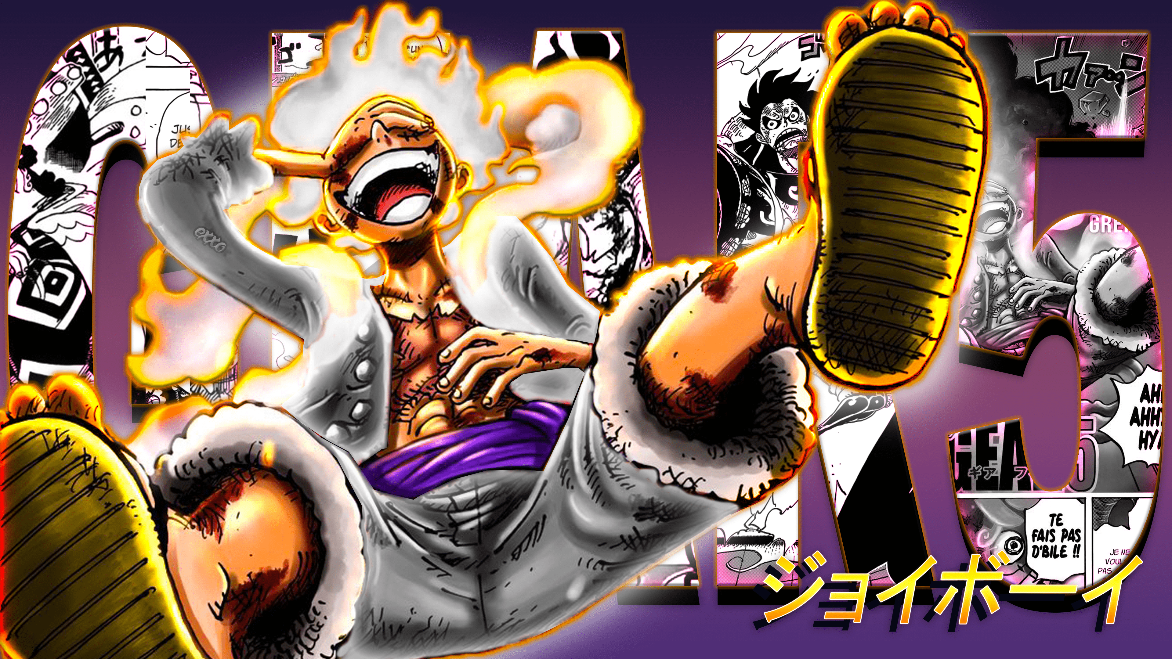 Luffy Gear 5 Sun God Nika 4K Wallpaper iPhone HD Phone 3741g