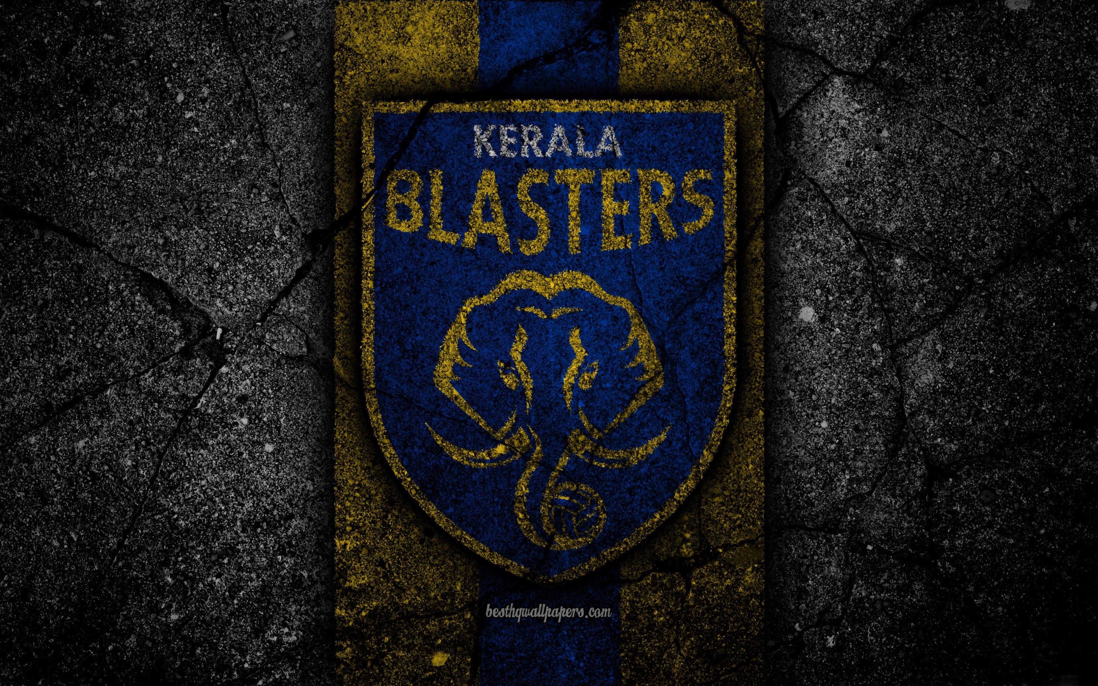 3840x2400 Kerala Blasters Logo Wallpaper