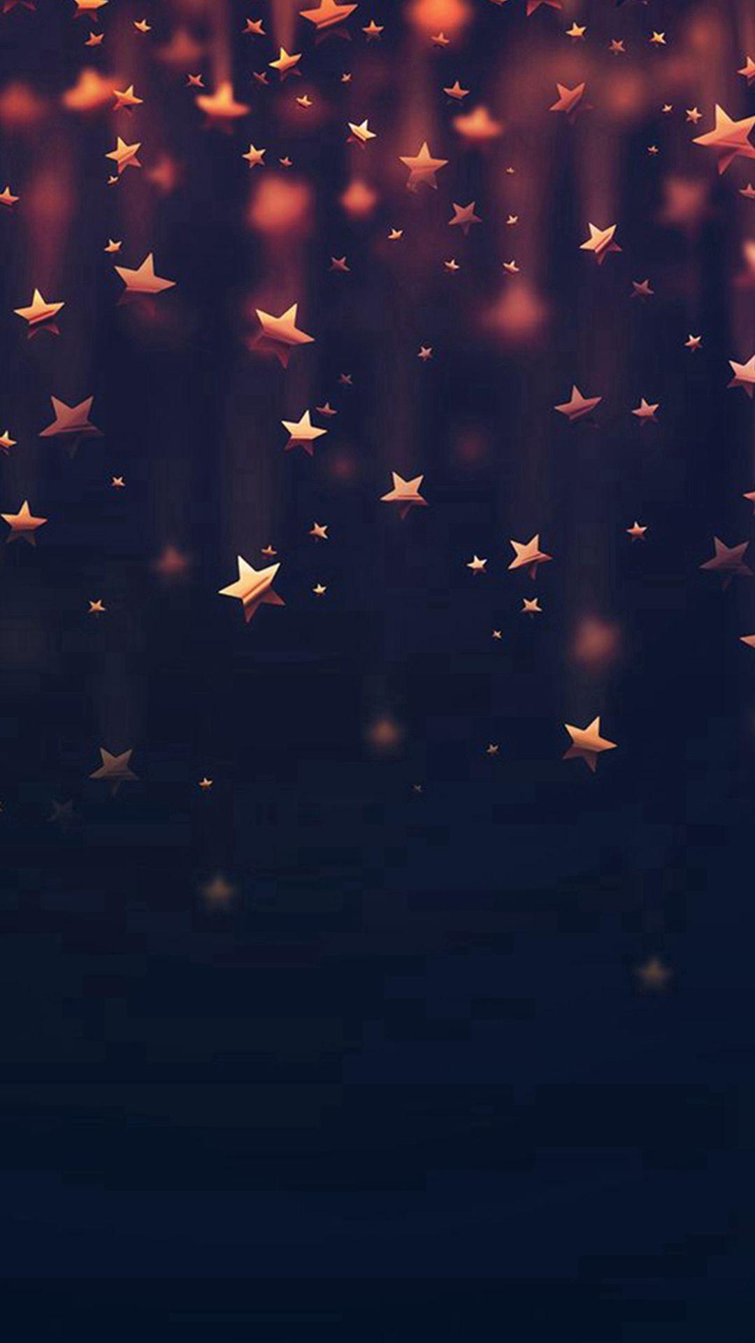 1080x1920 Golden Falling Stars #iPhone .com