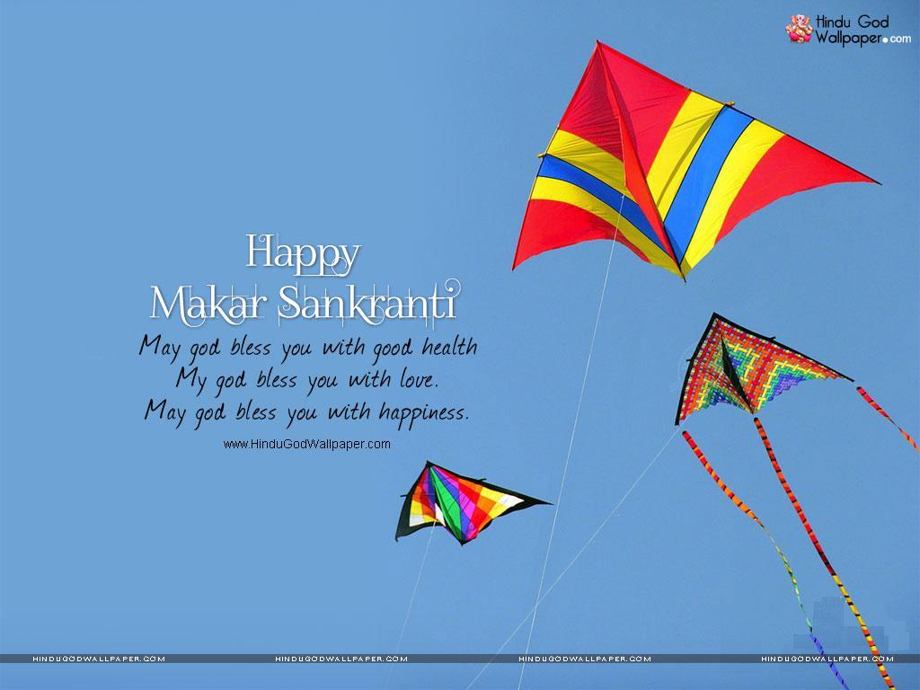 1024x768 Happy Makar Sankranti Wishes Wallpaper Image Download