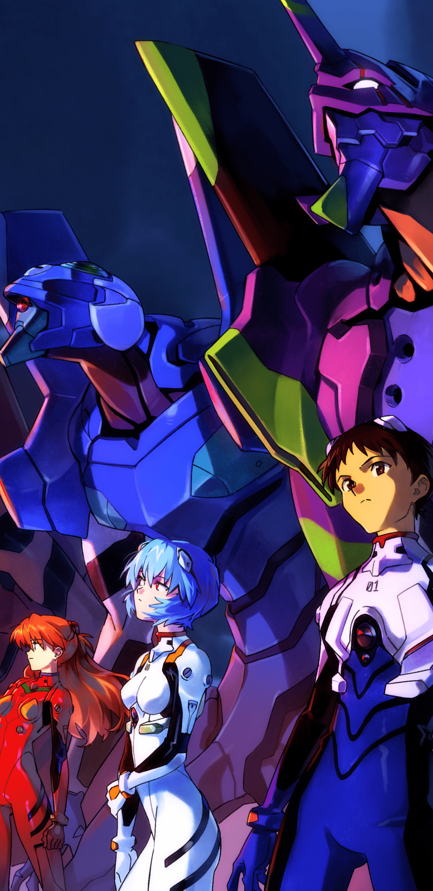 1440x2960 Anime Neon Genesis Evangelion Phone Wallpaper