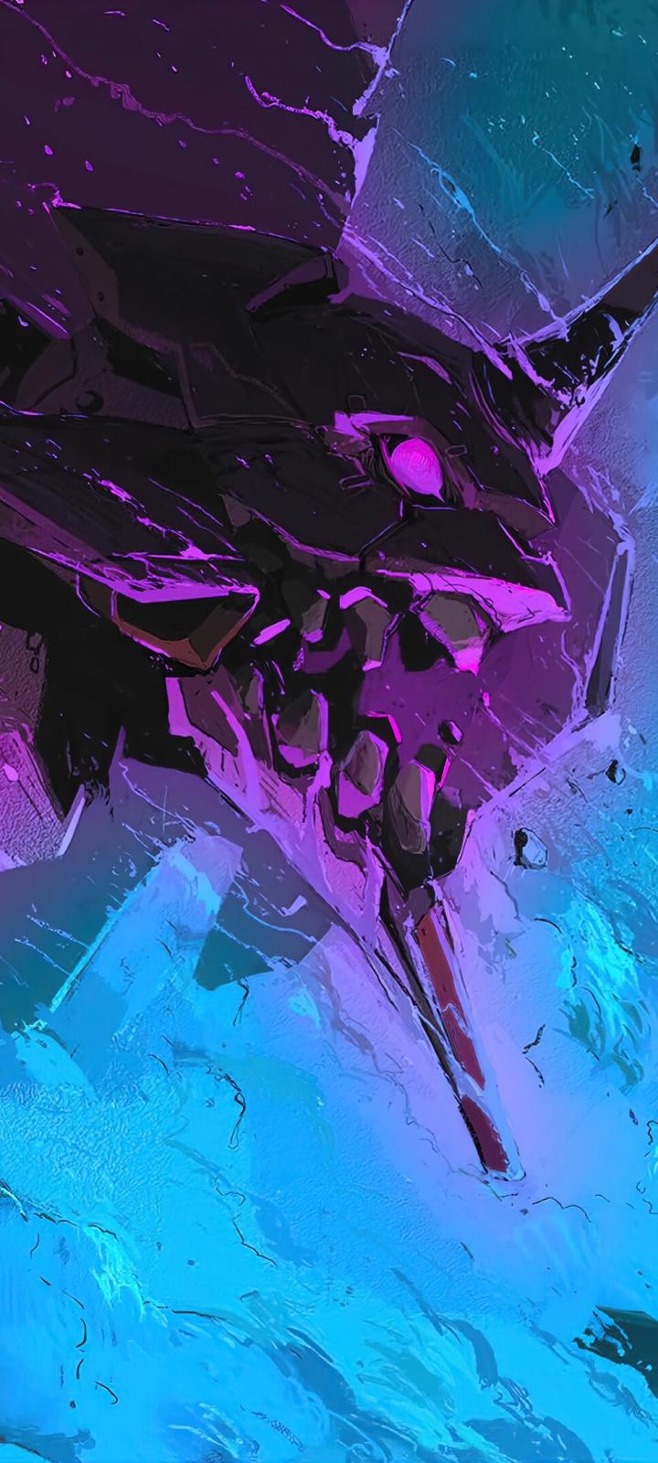 720x1600 Anime Neon Genesis Evangelion Phone Wallpaper