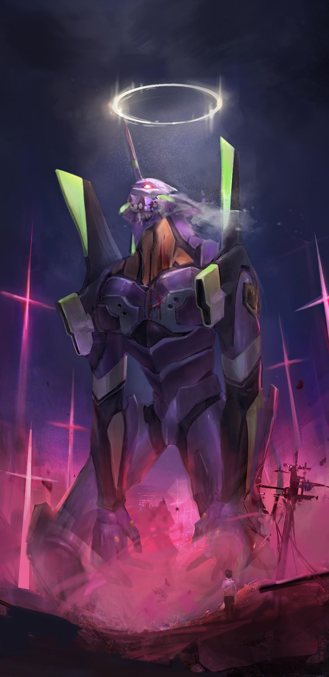 1080x2220 Wallpaper / Anime Neon Genesis Evangelion Phone Wallpaper, Robot, 1080x2220 free download