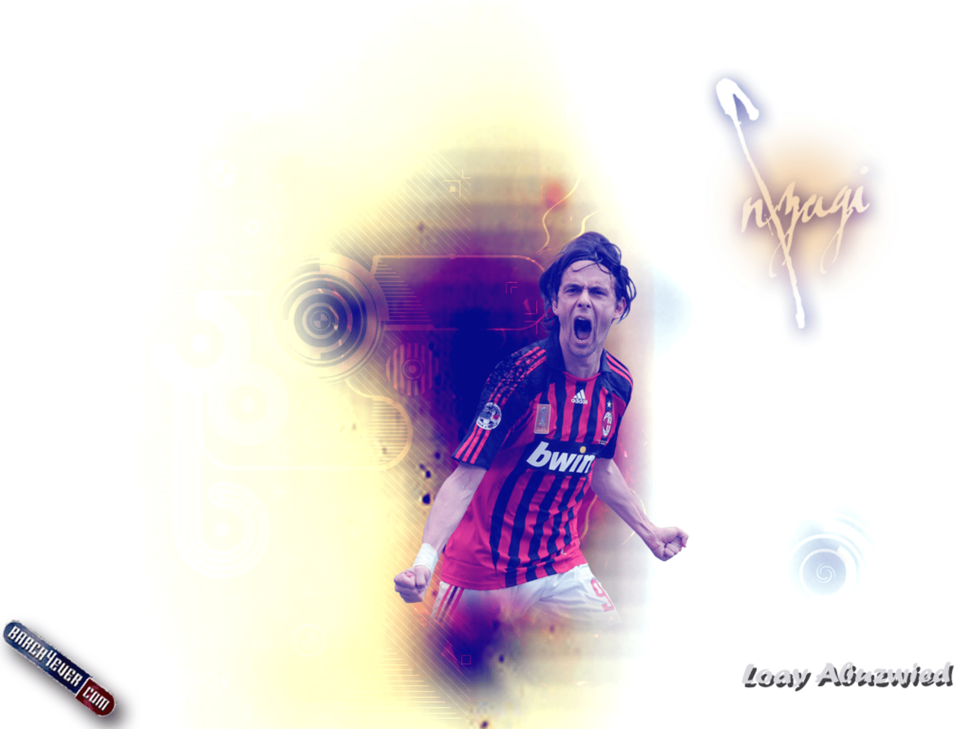 1920x1440 Filippo Inzaghi HD, A.C. Milan Gallery HD Wallpaper