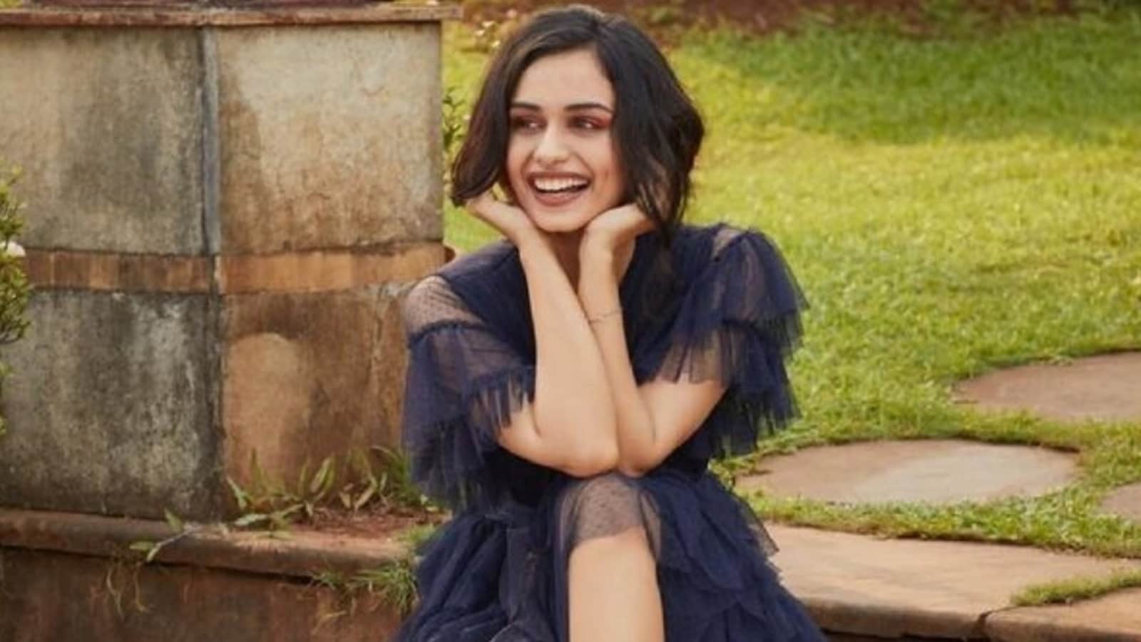 1600x900 Manushi Chhillar's dreamy look in a blue tulle gown is straight out of fairytale