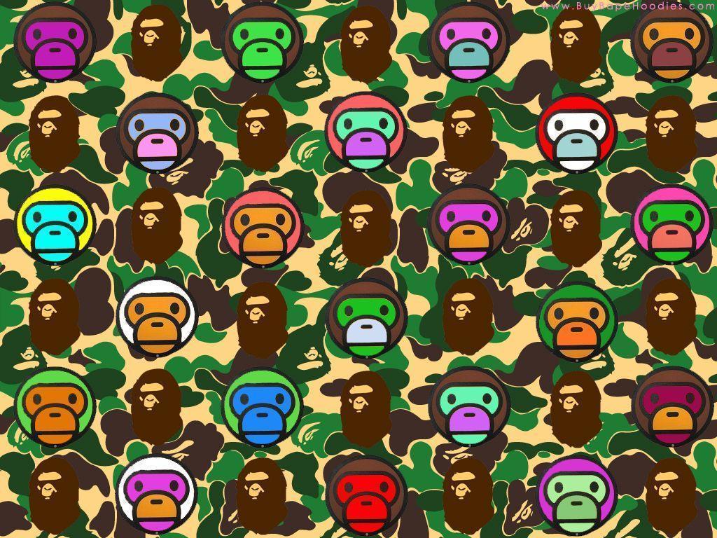 1024x768 A Bathing Ape Wallpaper