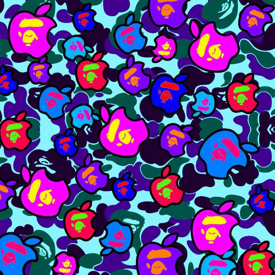 894x894 Bape iPhone Wallpaper