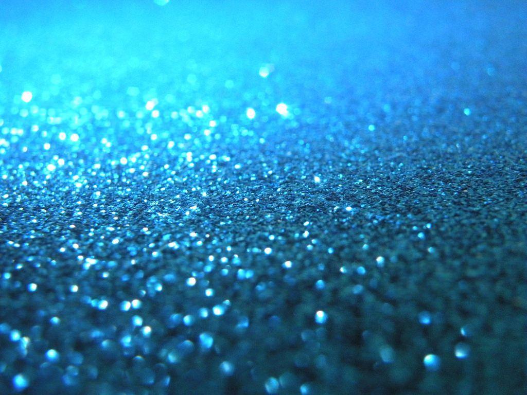 1024x768 Blue Glitter Wallpaper