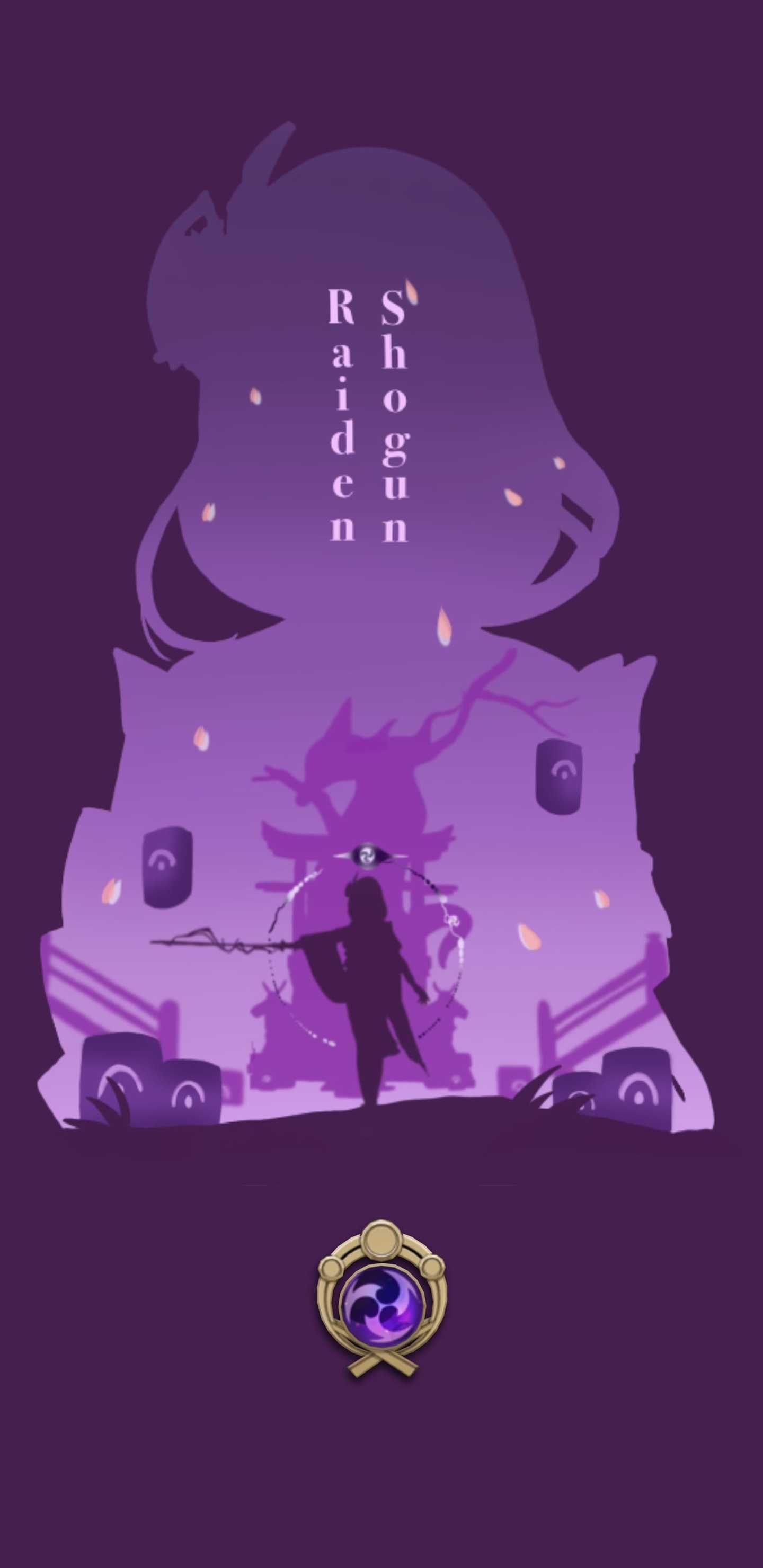 1440x2960 4K Raiden Shogun Wallpaper Explore more Action, Anime, Cartoon, Character, Chinese wallpaper.. Anime wallpaper, Anime, Character wallpaper