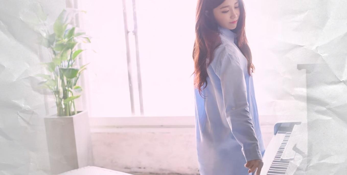 1358x686 Update: A Pink's Jung Eun Ji Is as Beautiful as Cherry Blossoms in MV Teaser for “Hopefully Sky”