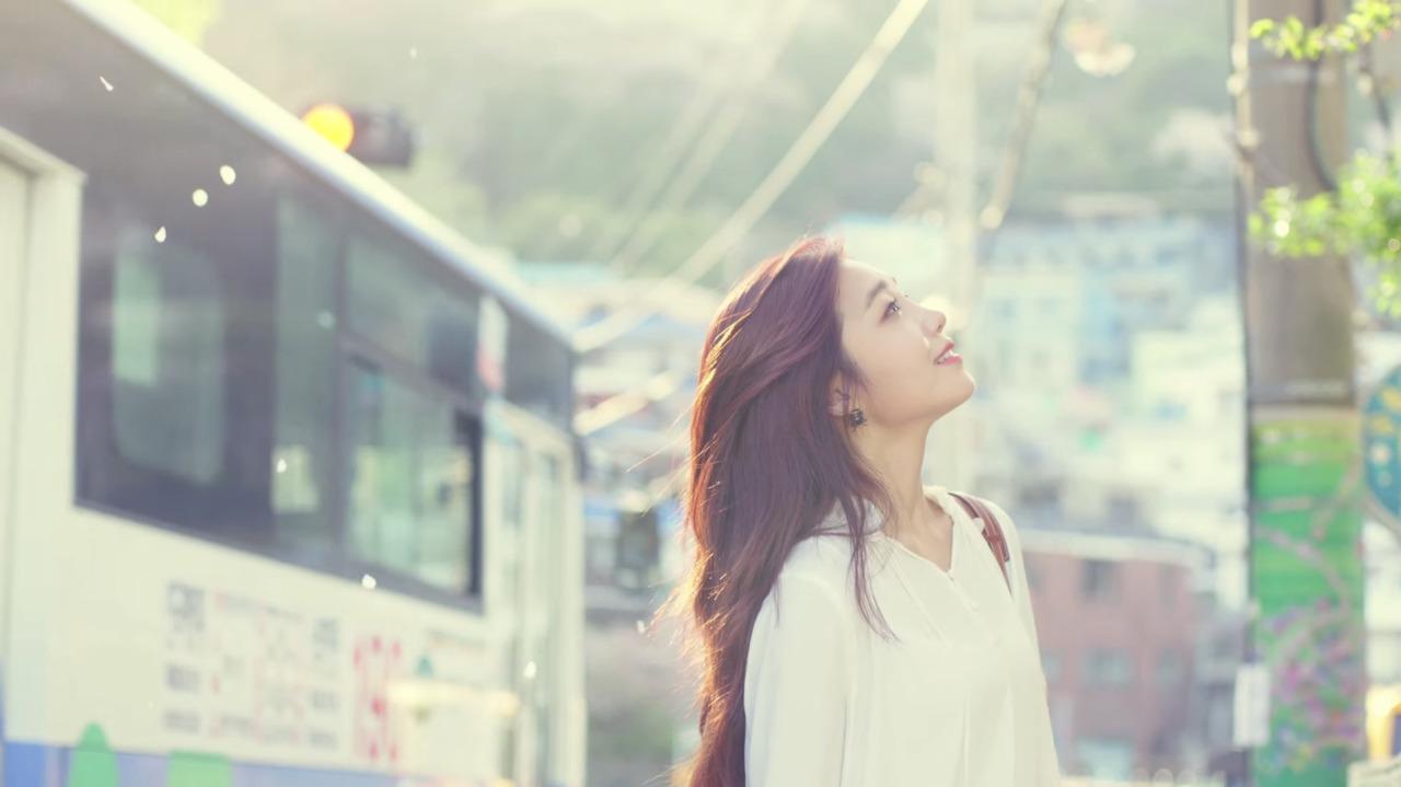 1280x719 ♥ Jeong Eun Ji sky MV ♥ Eunji Fan Art