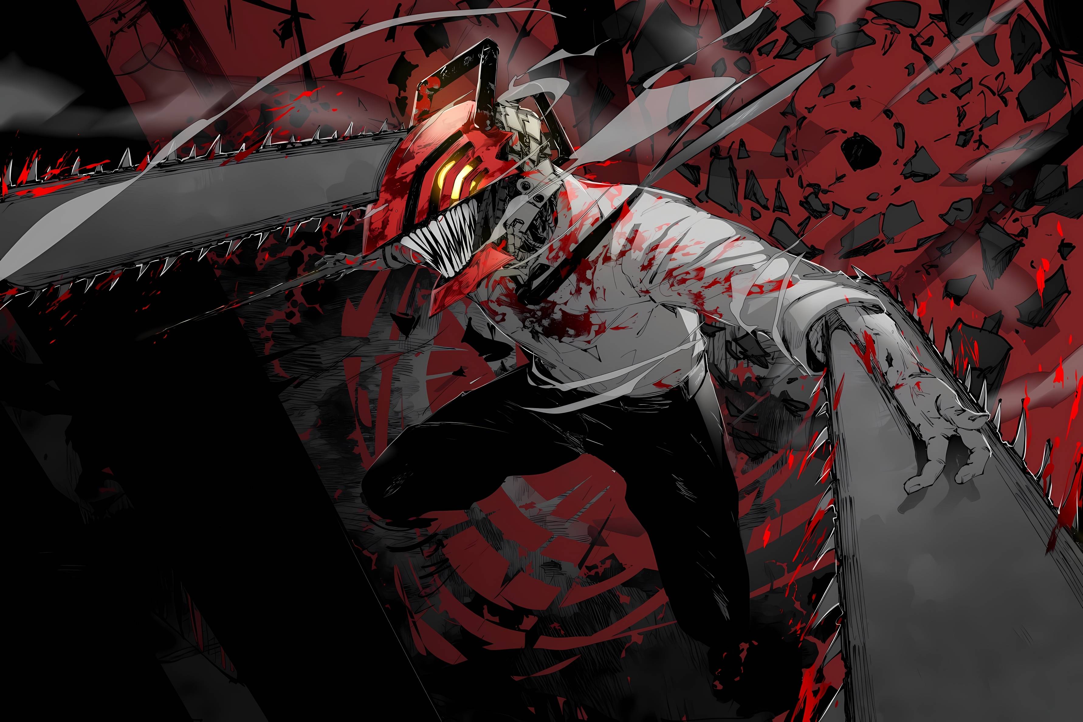 3564x2376 Denji 4K Chainsaw Man 2022 Art Wallpaper, HD Artist 4K Wallpaper, Image, Photo and Background
