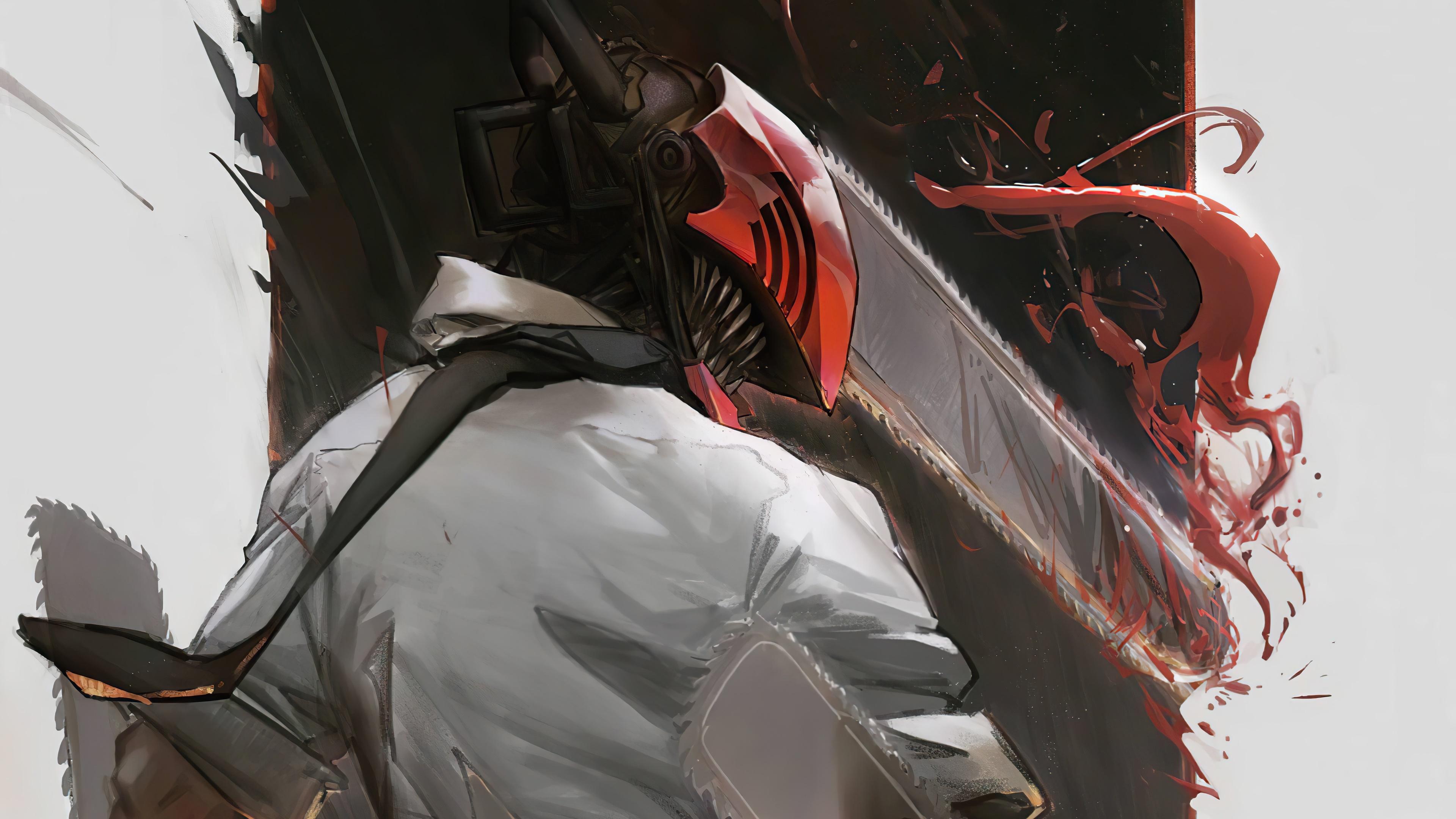 3840x2160 denji, chainsaw man, anime, 4k, pc Gallery HD Wallpaper