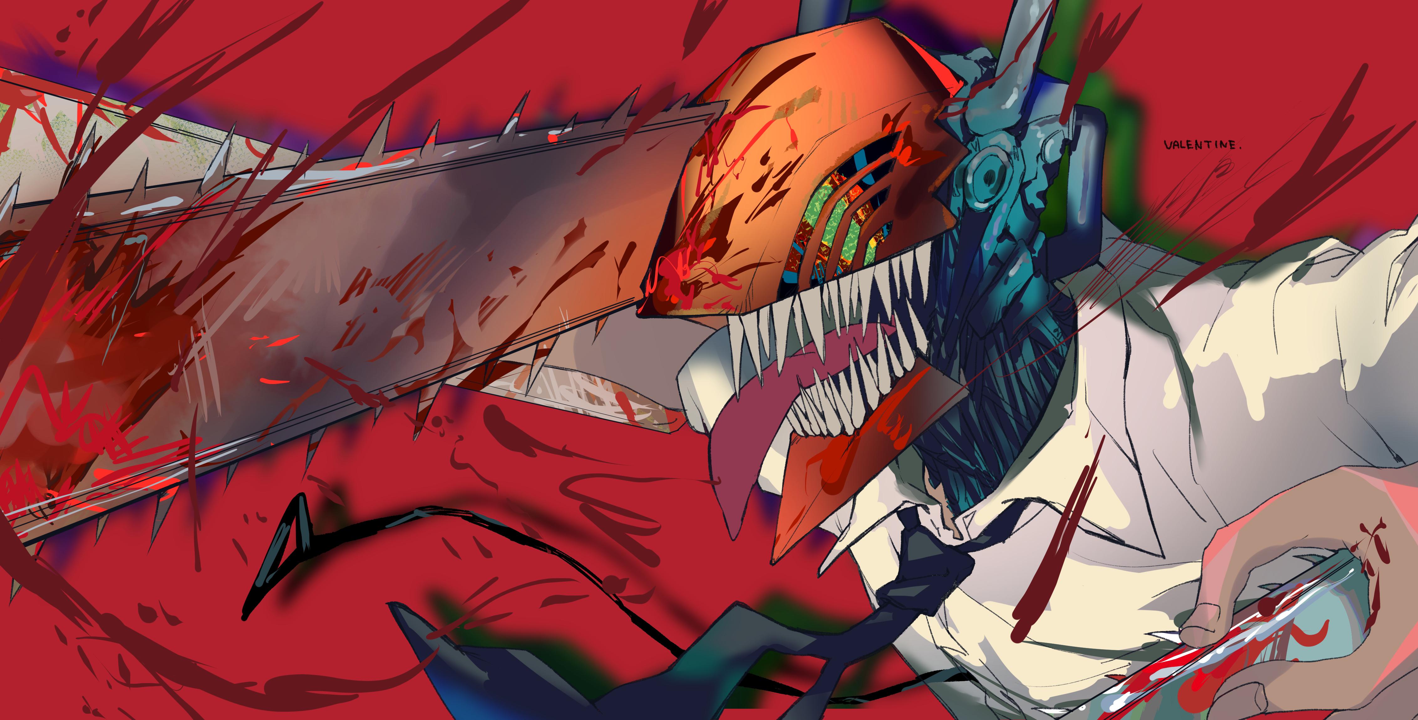 4529x2300 Chainsaw Man Wallpaper 4K, Denji, Anime