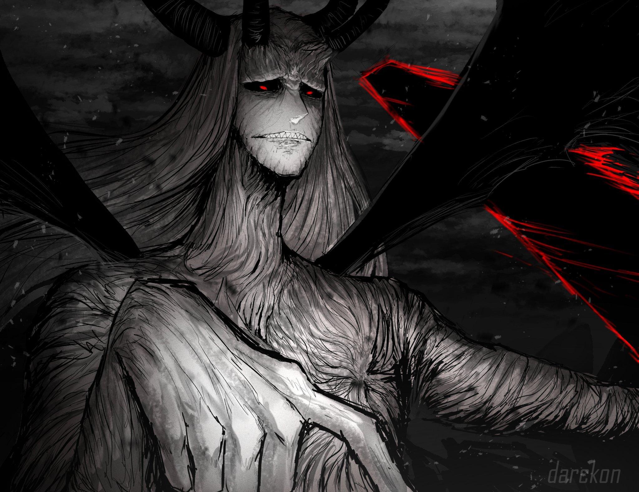 2048x1578 Satan [Devilman OG Crybaby] Vs Lucifero [Black Clover]
