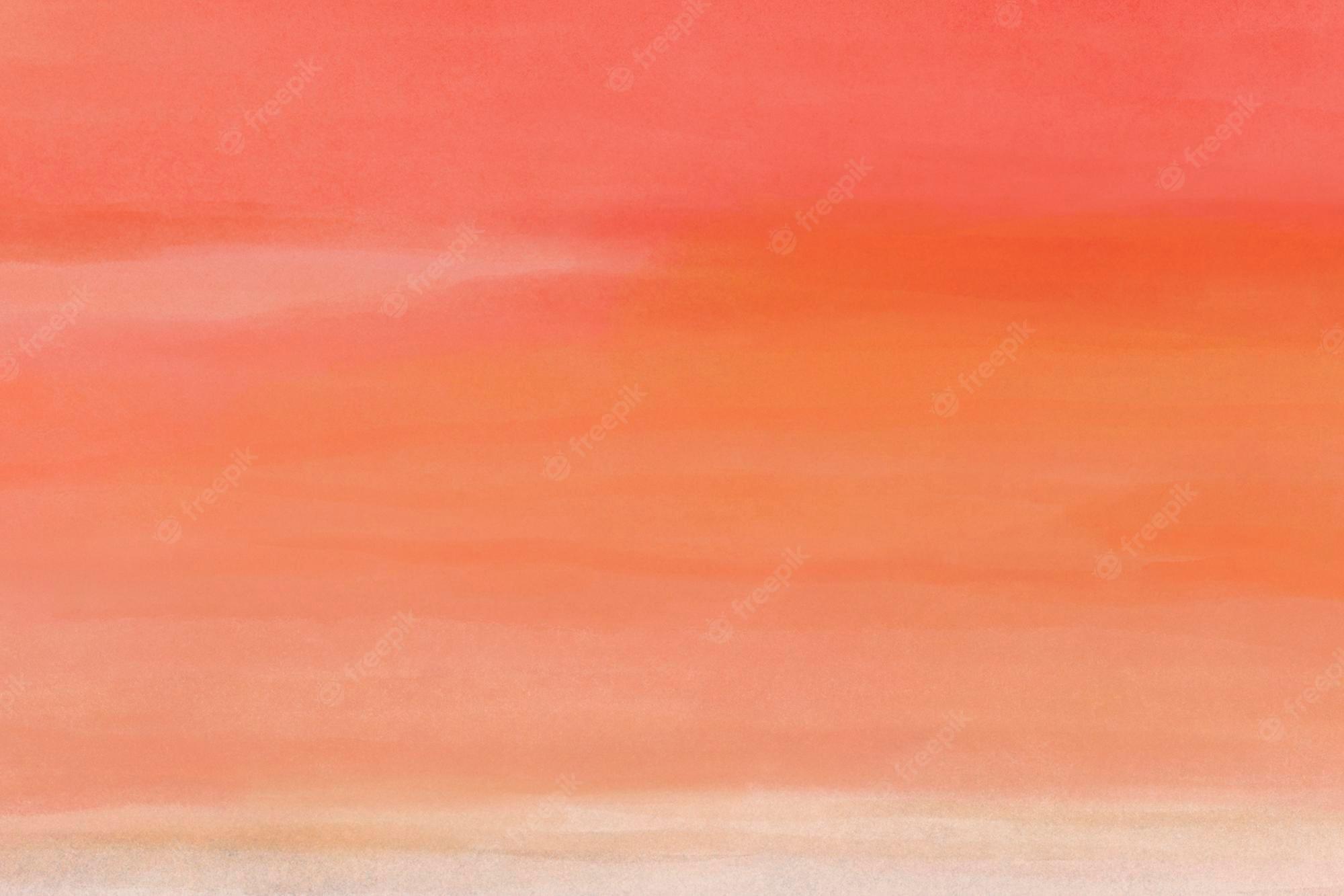 2000x1333 Free Photo. Orange watercolor background, desktop wallpaper abstract design