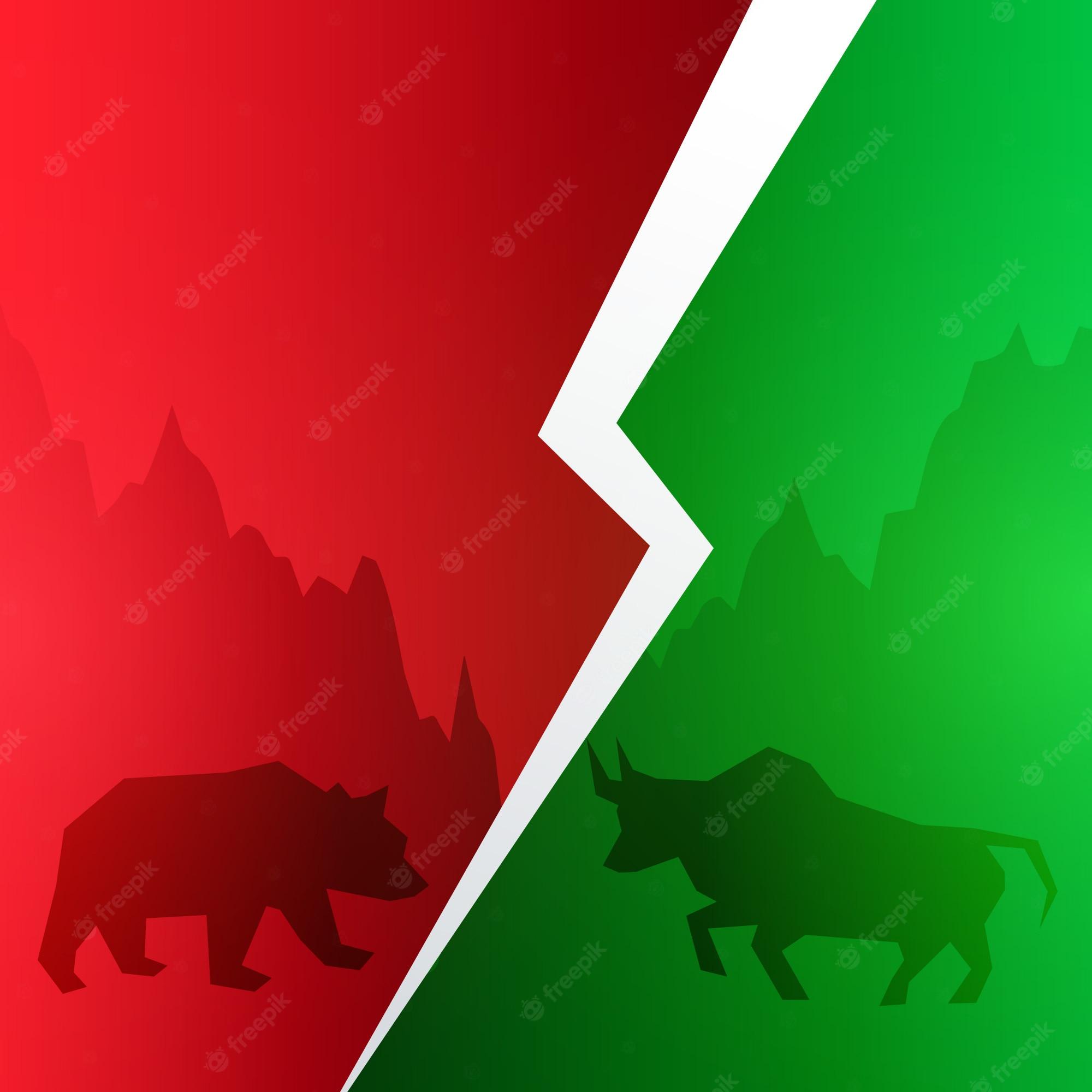 2000x2000 Bull Bear Market Image
