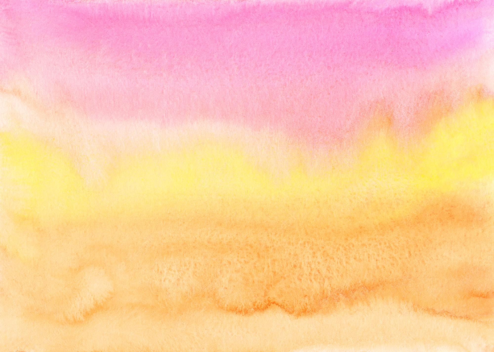 2000x1426 Premium Photo. Abstract bright pink and orange watercolor background texture, hand painted. artistic colorful backdrop, stains on paper. aquarelle painting wallpaper
