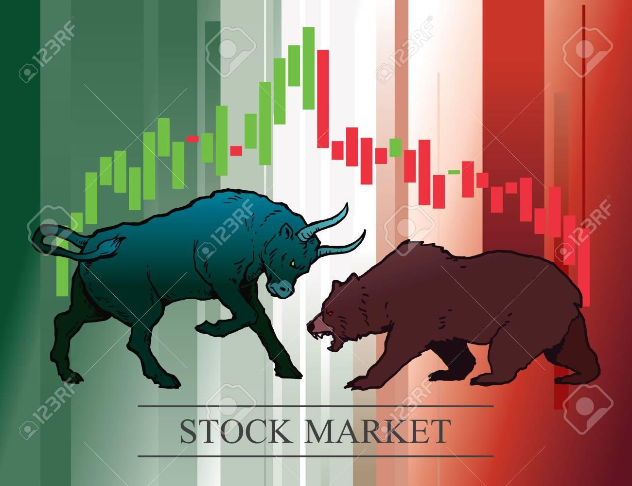 1300x999 Free download Bull And Bear Symbols Of Stock Market Trends Vector Illustration [1300x999] for your Desktop, Mobile & Tablet. Explore Bull Bear Wallpaper. Red Bull Background, Bull Riding Background