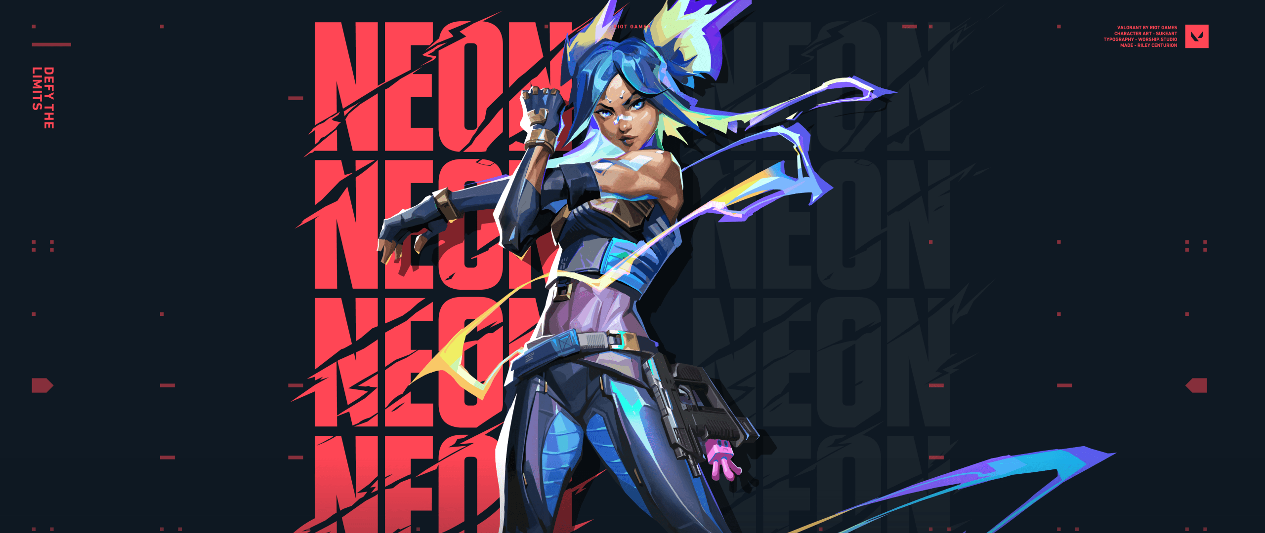2560x1080 Neon Wallpaper 4K, Valorant, 5K, Games