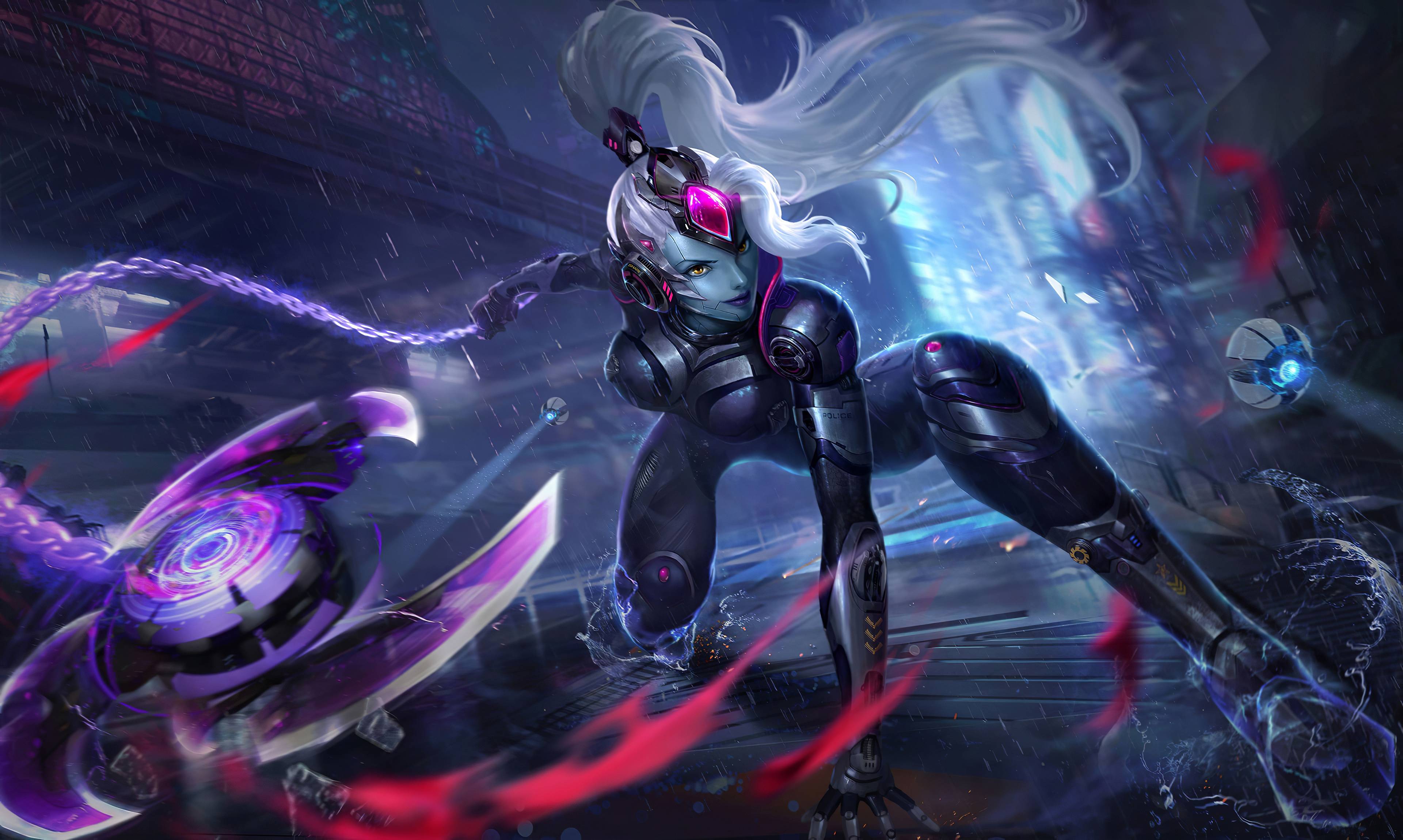 3840x2300 Cyborg Robot Cyberpunk Girl 4k Wallpaper, HD Artist Wallpaper, 4k Wallpaper , Image, Background, Photos and Picture