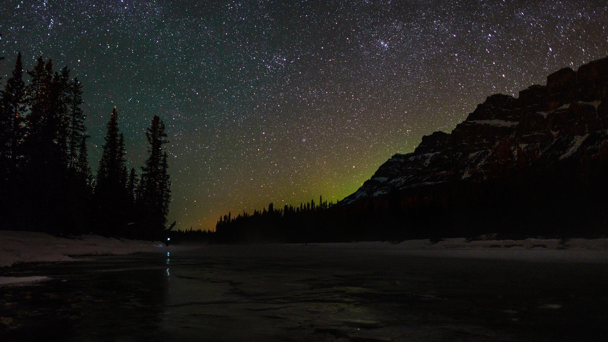 2048x1152 alaska, Aurora, Aurora, Borealis, Northern, Lights, Nature, Sky, Landscape, Outdoors, Artic, Boreale Wallpaper HD / Desktop and Mobile Background