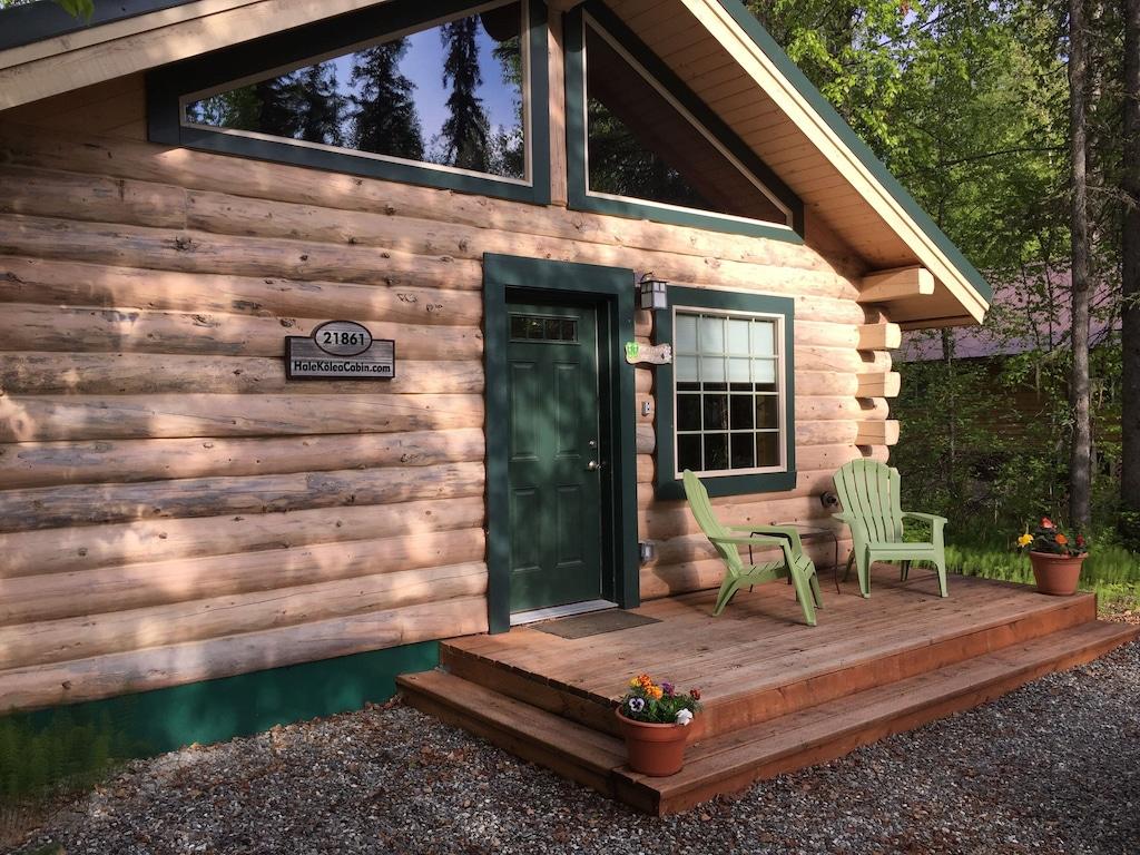 1024x768 Modern Log Cabin Vacation Rental with En Suite Sauna in Talkeetna, Alaska