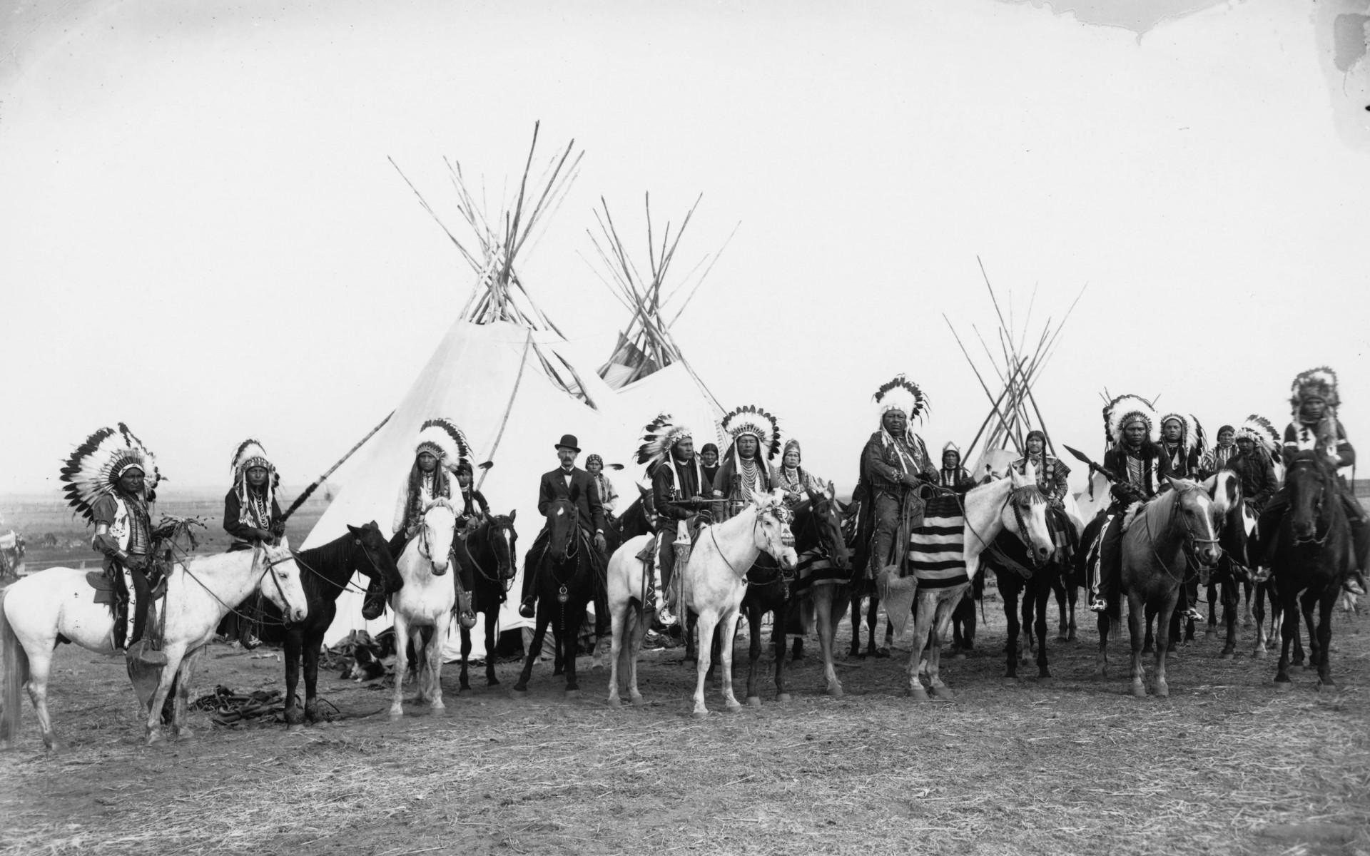 1920x1200 History Indians Horses Wallpaper HD / Desktop and Mobile Background
