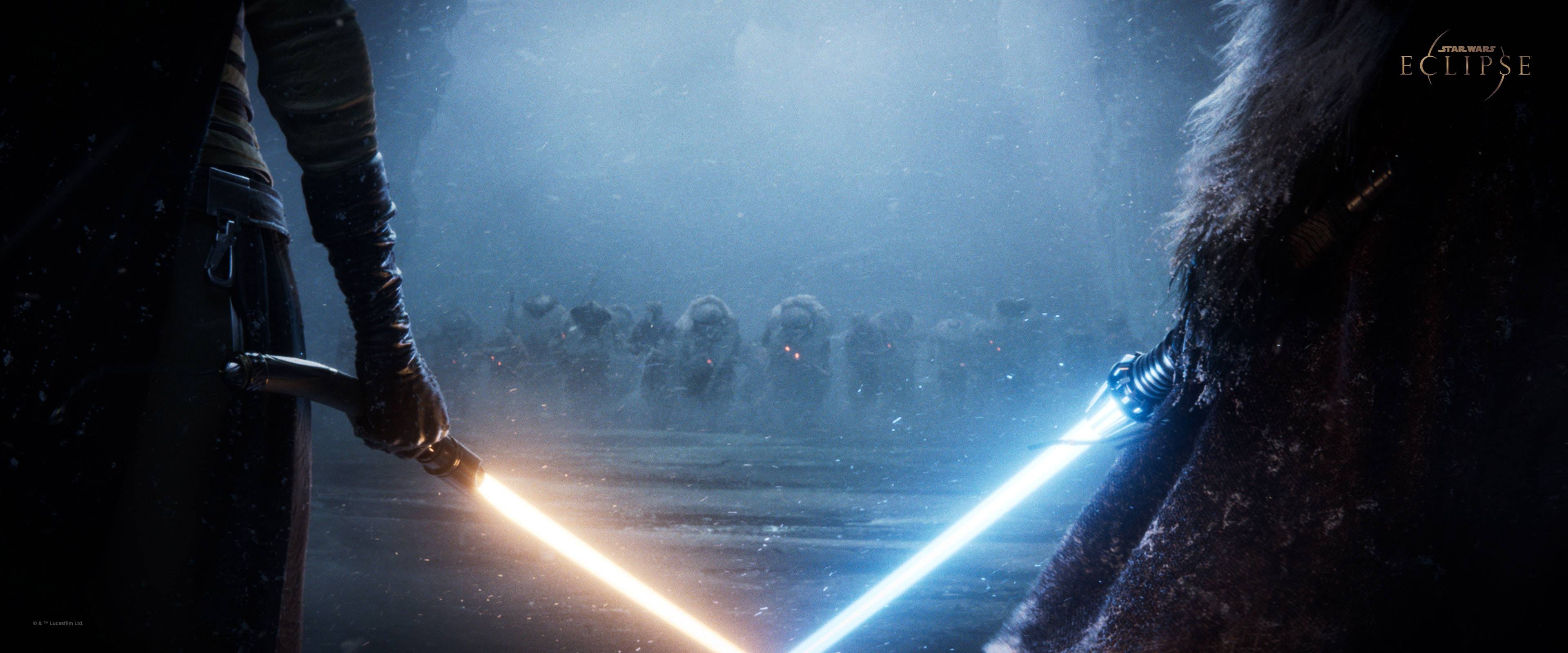 3840x1600 Star Wars Eclipse HD WallpaperK Background