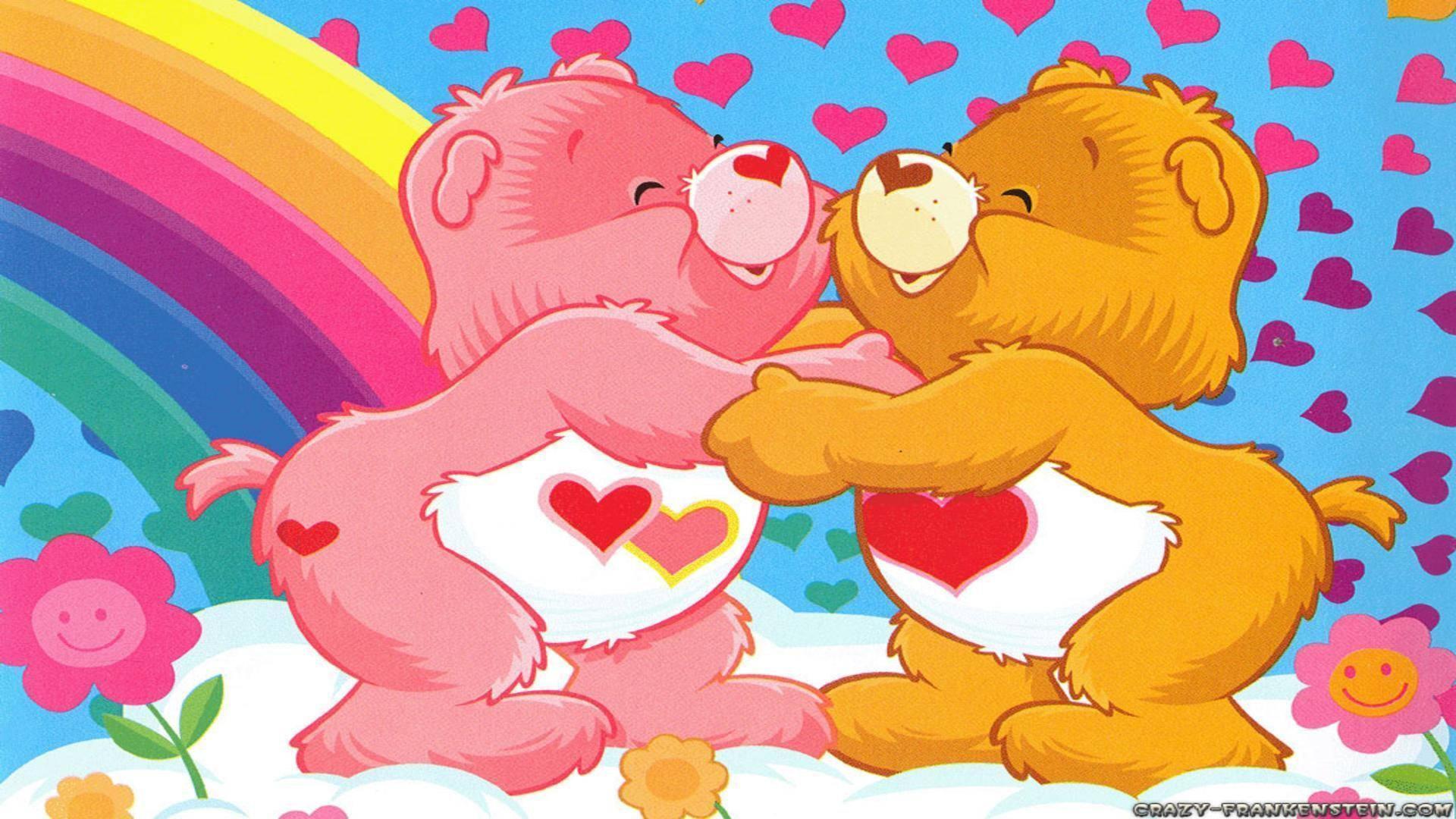 1920x1080 Download Care Bears Holding Hands Wallpaper