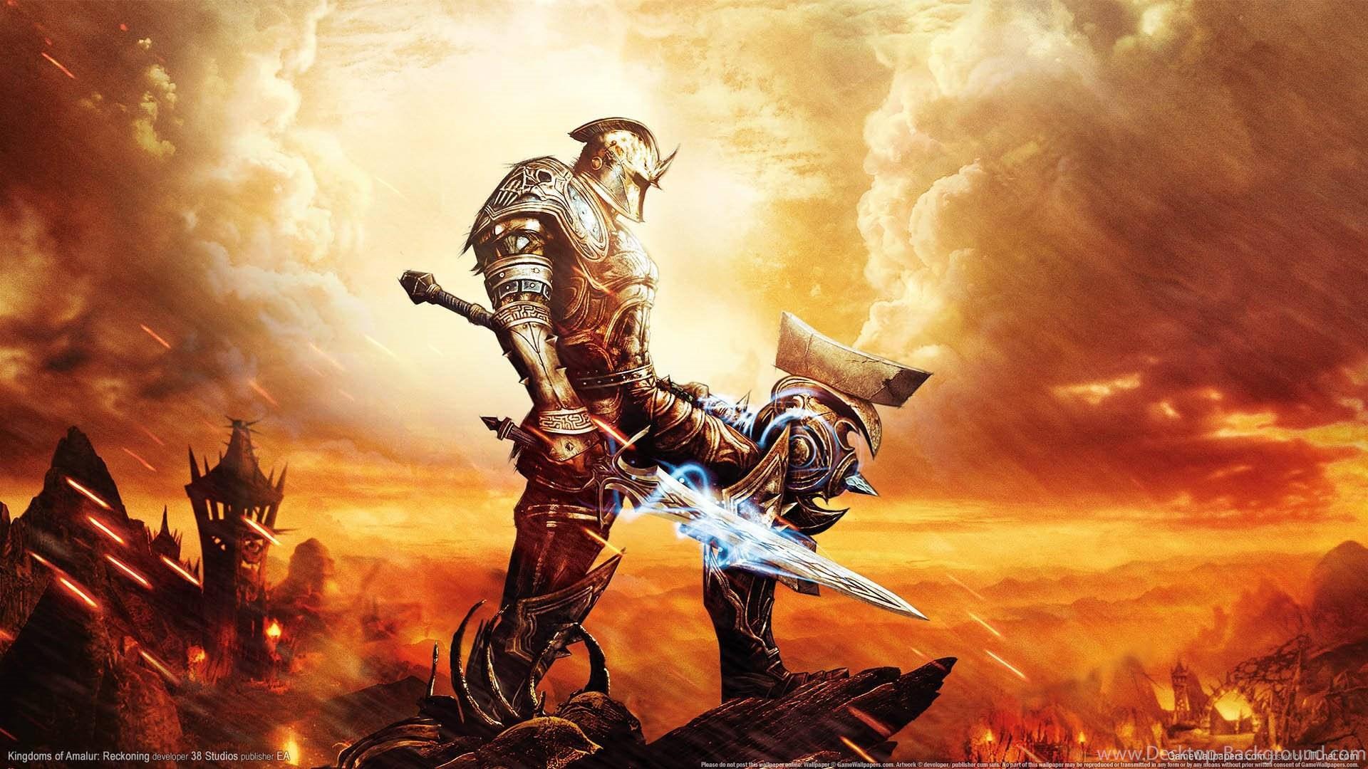 1920x1080 Download Knight With Sword In Hellbound Wallpaper
