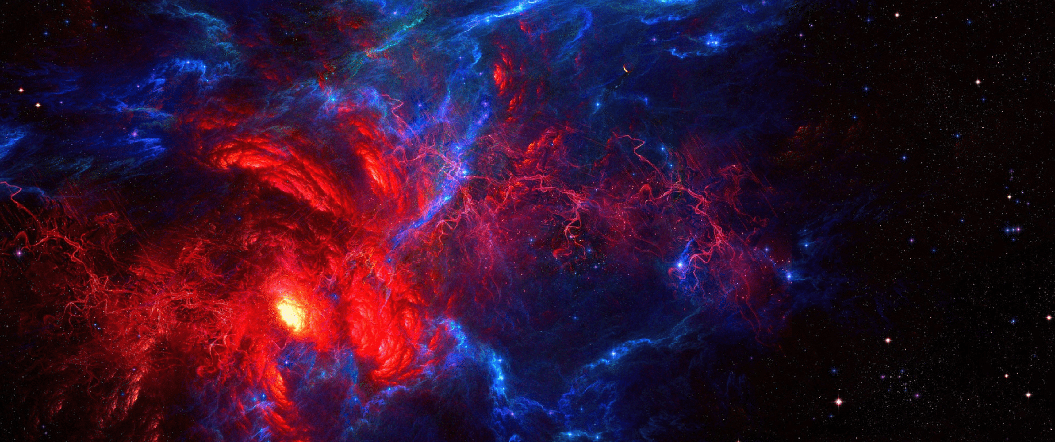 3440x1440 Space Wallpaper