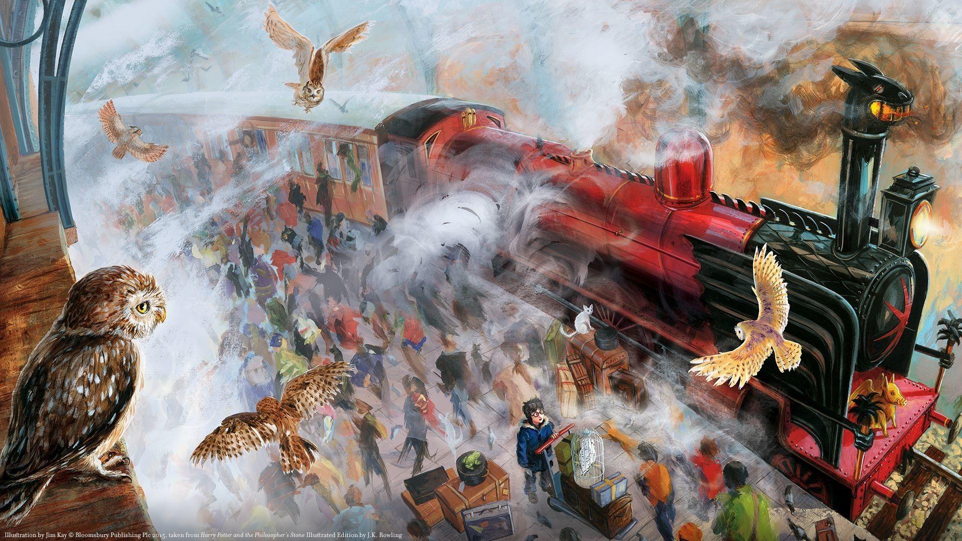 1920x1080 Harry Potter Book Wallpaper