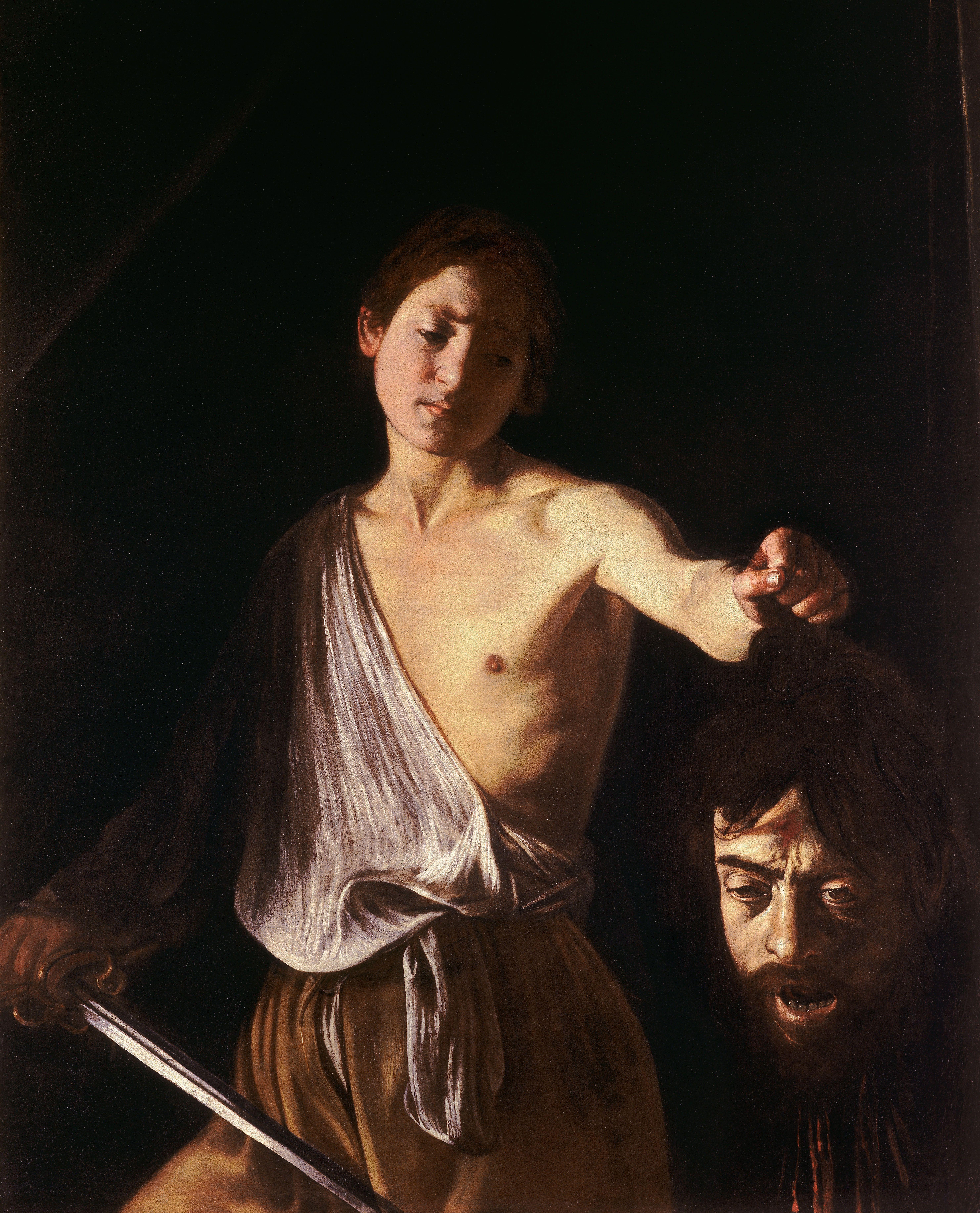 5922x7329 David With The Head Of Goliath Caravaggio