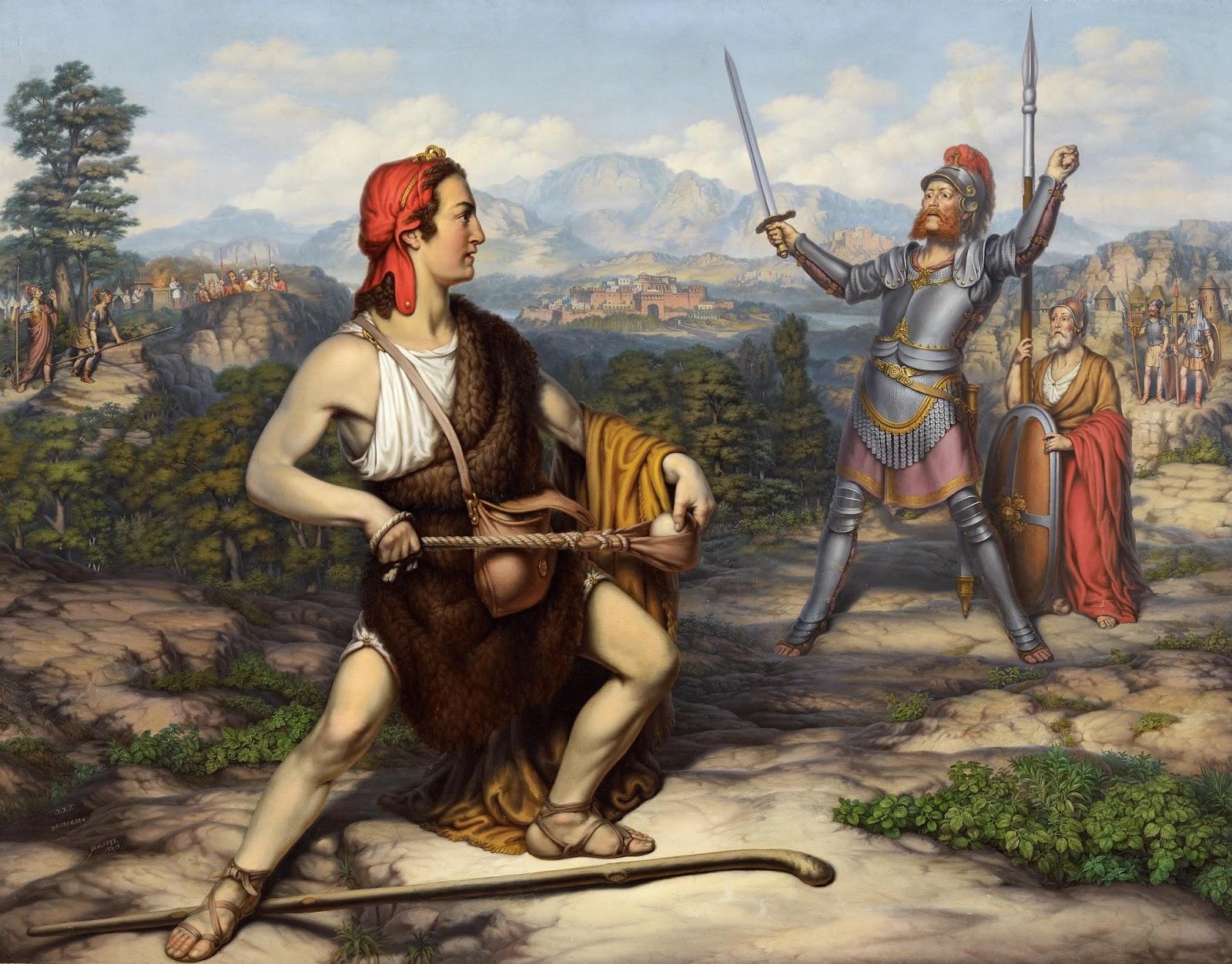 1600x1253 Public Domain Clip Art Photo and Image: David and Goliath